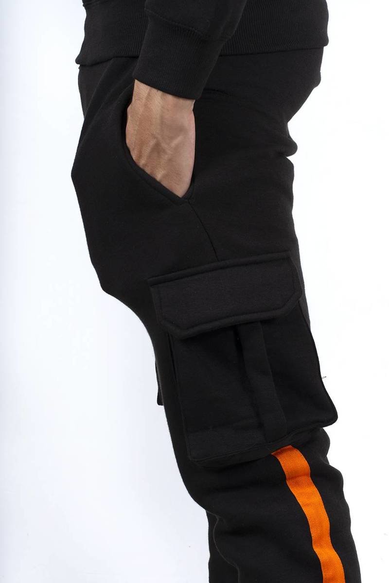 Joey Contrast Strap Pullover Cargo Tracksuit Joey Contrast Strap Pullover Cargo Tracksuit