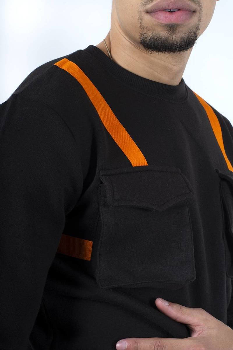 Joey Contrast Strap Pullover Cargo Tracksuit Thumbnail Joey Contrast Strap Pullover Cargo Tracksuit Thumbnail