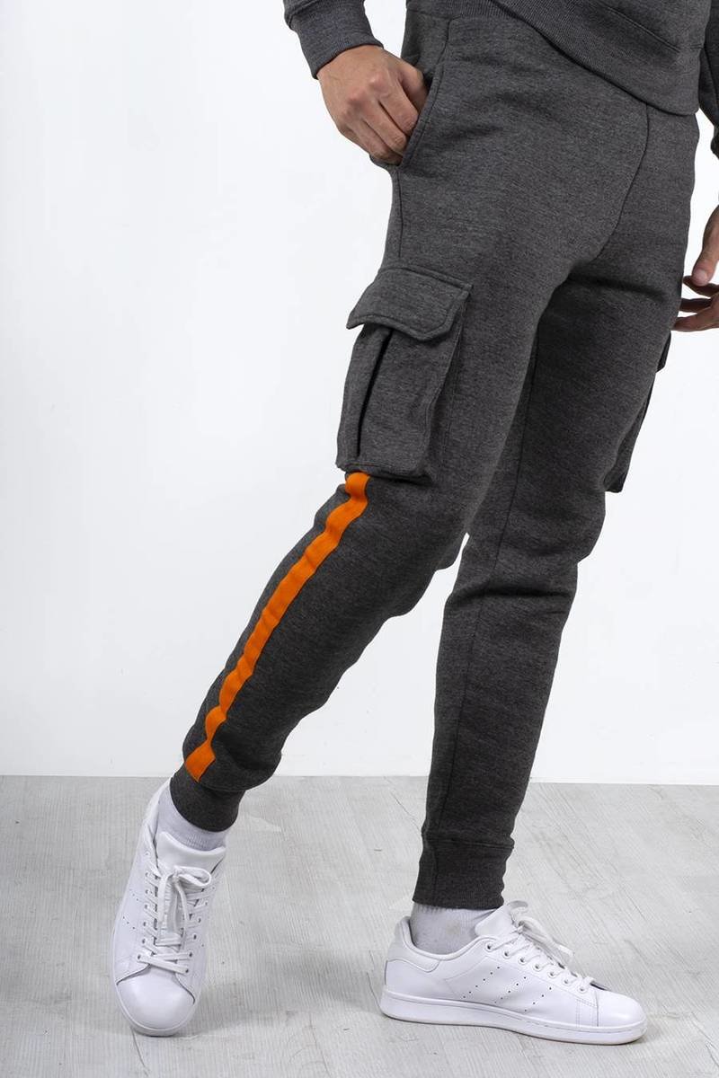 Joey Contrast Strap Pullover Cargo Tracksuit Thumbnail Joey Contrast Strap Pullover Cargo Tracksuit Thumbnail