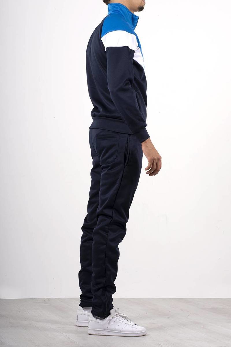 Cody Funnel Tracksuit With Colourblock Panel Detail Thumbnail Cody Funnel Tracksuit With Colourblock Panel Detail Thumbnail