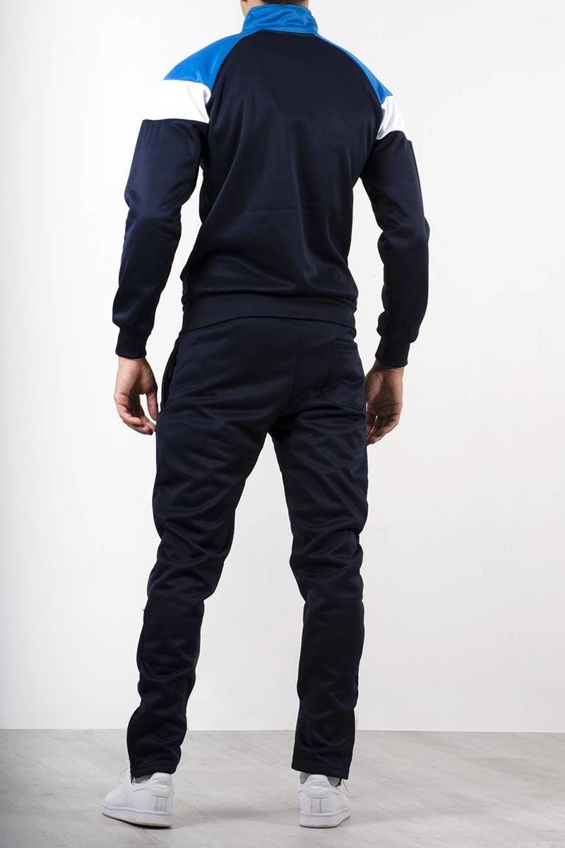 Cody Funnel Tracksuit With Colourblock Panel Detail Thumbnail Cody Funnel Tracksuit With Colourblock Panel Detail Thumbnail