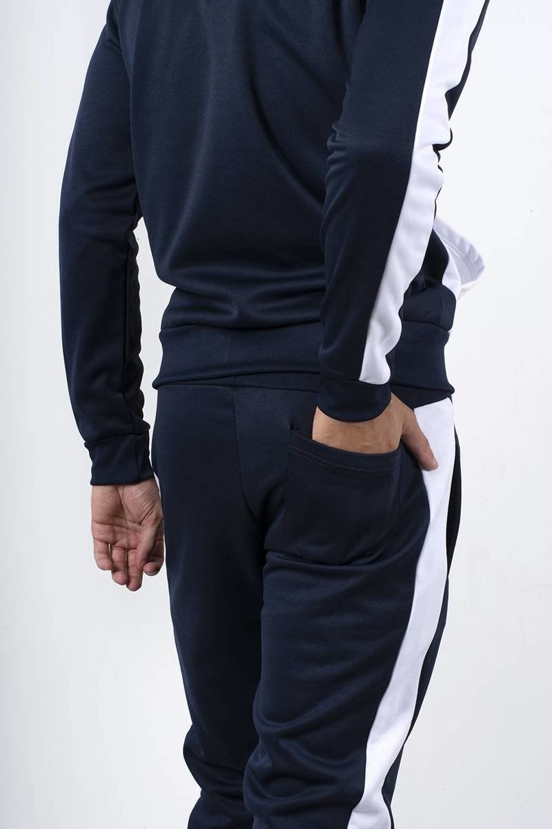 Kairo Two Tone Zip Through Funnel Tracksuit Thumbnail Kairo Two Tone Zip Through Funnel Tracksuit Thumbnail