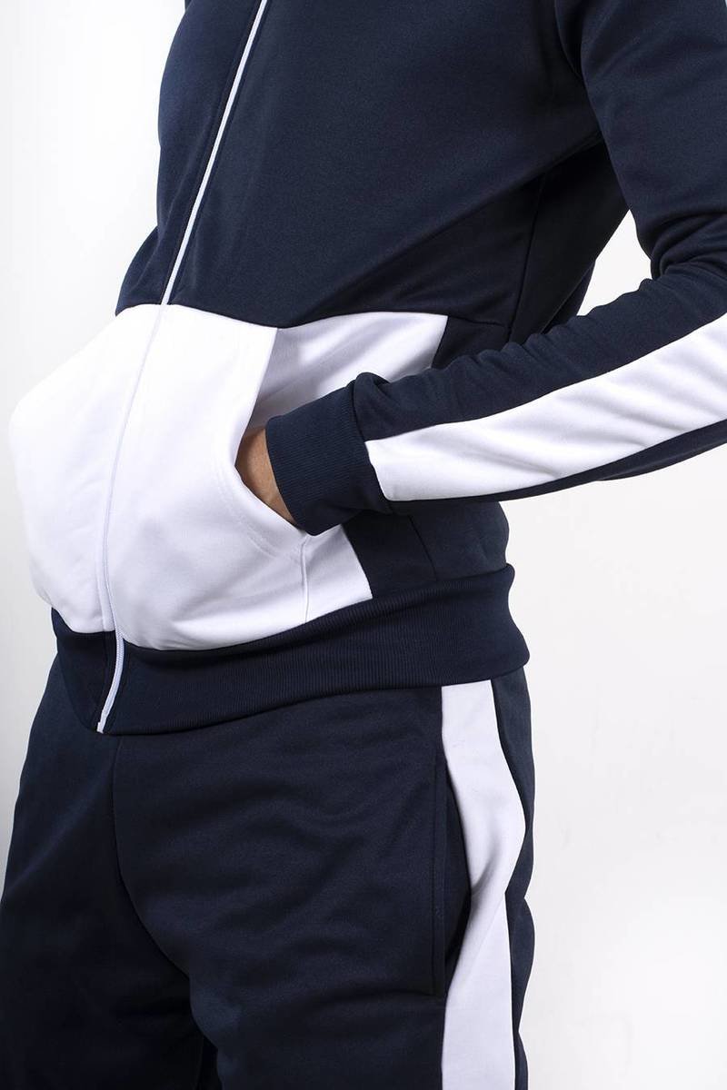 Kairo Two Tone Zip Through Funnel Tracksuit Thumbnail Kairo Two Tone Zip Through Funnel Tracksuit Thumbnail