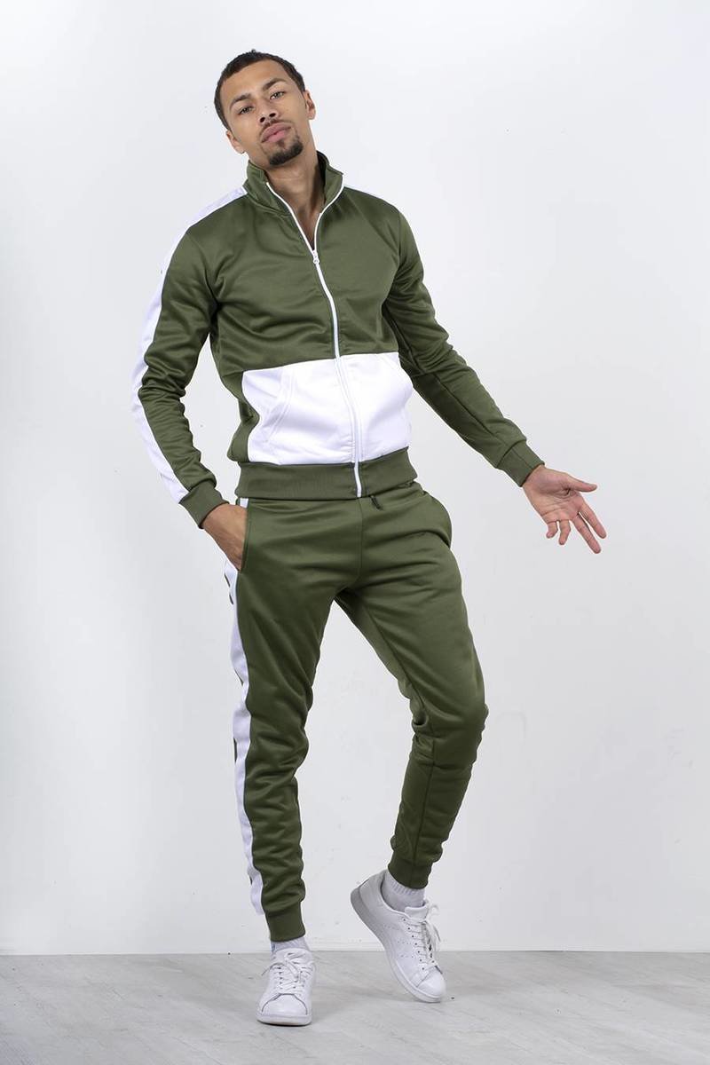 Kairo Two Tone Zip Through Funnel Tracksuit Thumbnail Kairo Two Tone Zip Through Funnel Tracksuit Thumbnail