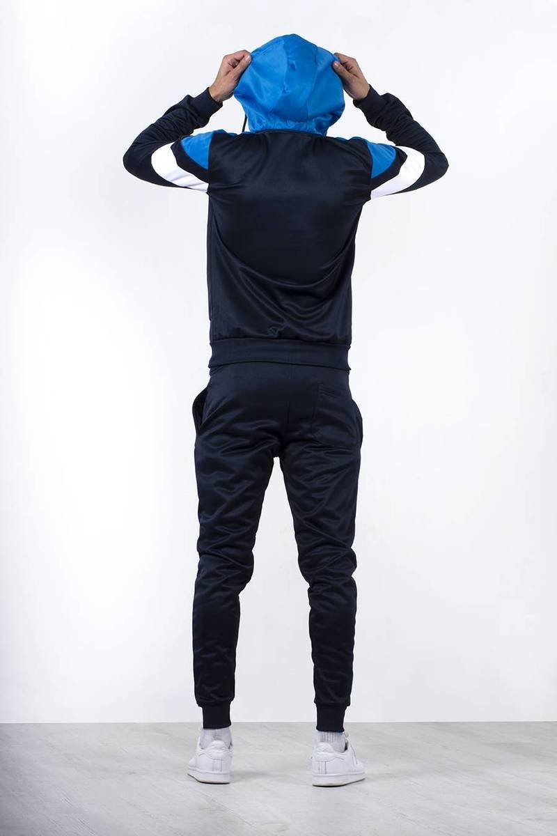 Marley Colourblock Chevron Hooded Skinny Tracksuit Thumbnail Marley Colourblock Chevron Hooded Skinny Tracksuit Thumbnail