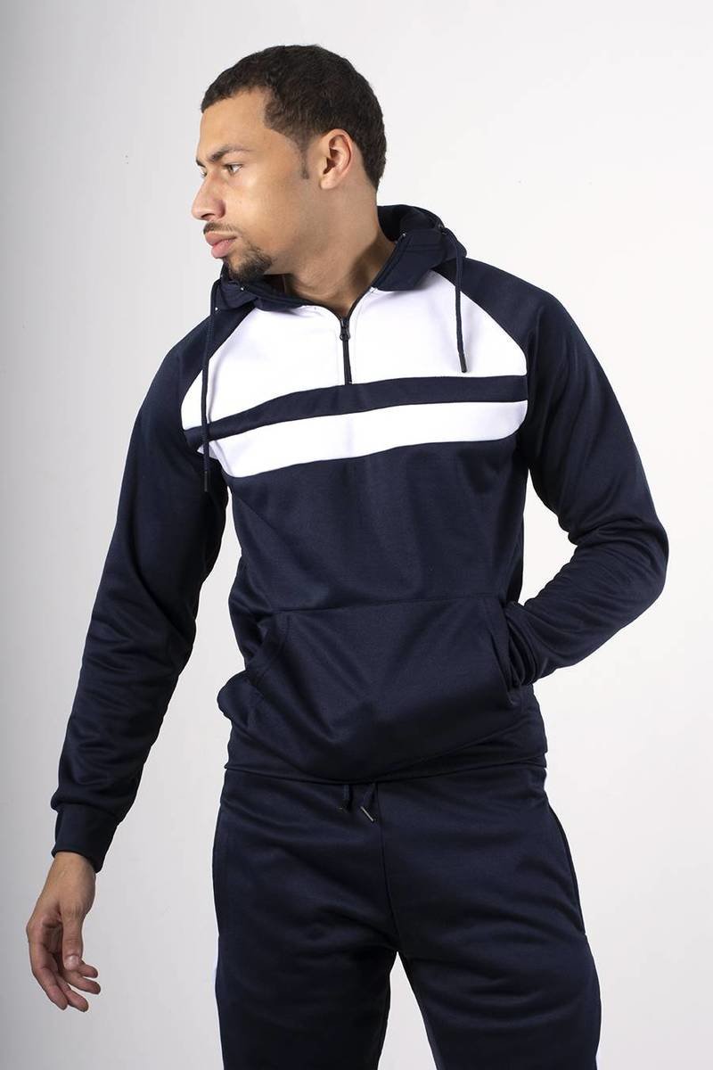 Robin Panel Half Zip Hooded Tracksuit Thumbnail Robin Panel Half Zip Hooded Tracksuit Thumbnail