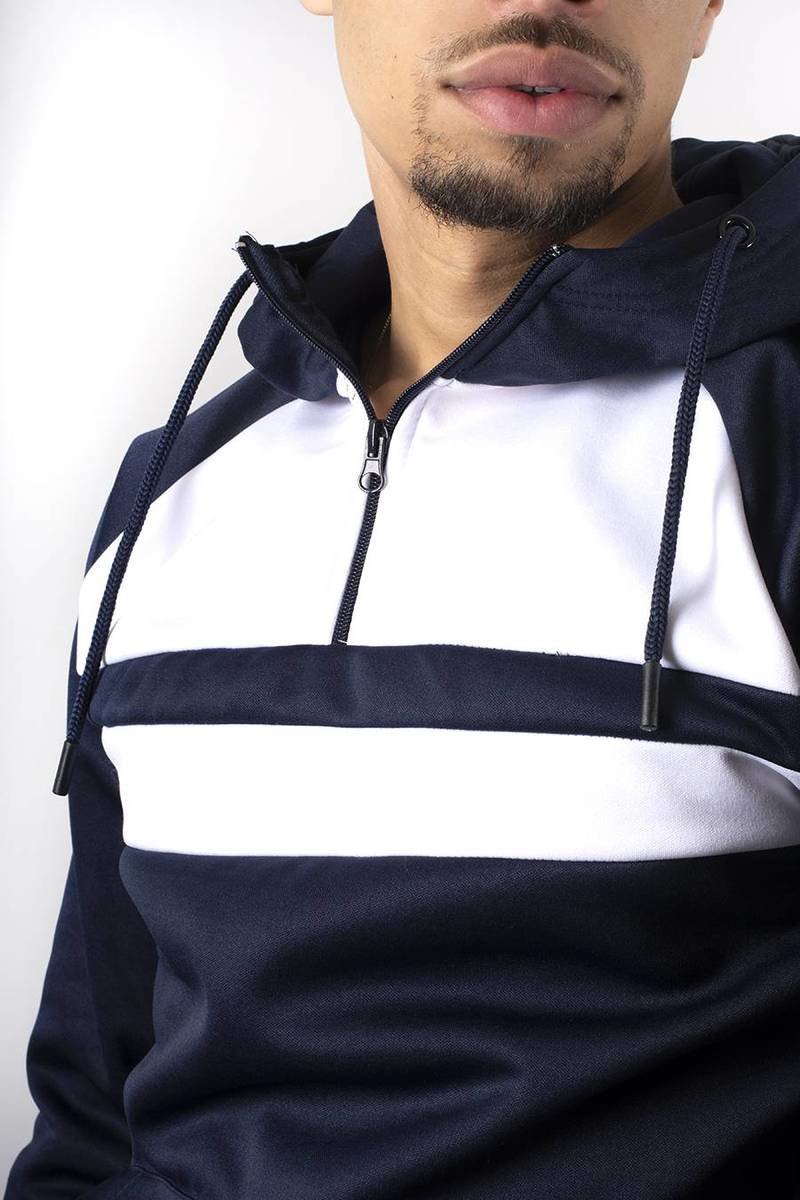Robin Panel Half Zip Hooded Tracksuit Thumbnail Robin Panel Half Zip Hooded Tracksuit Thumbnail