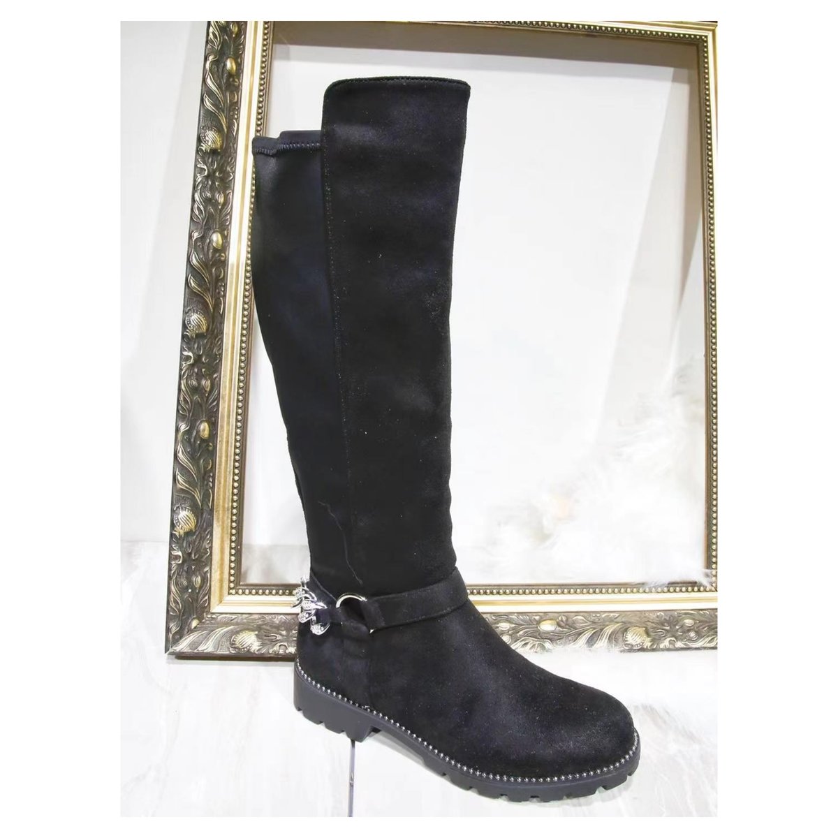 Elsie Chain Detail Chunky Boots Elsie Chain Detail Chunky Boots