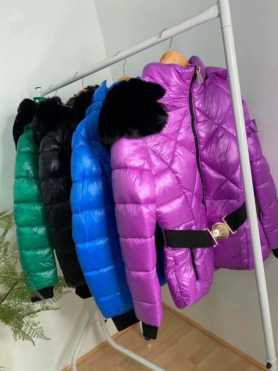 Moni Belted Padded Coat Thumbnail