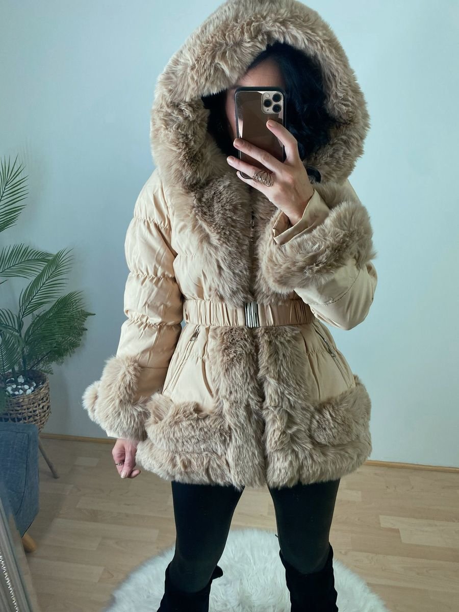 Tiffany Faux Fur Padded Coat Tiffany Faux Fur Padded Coat