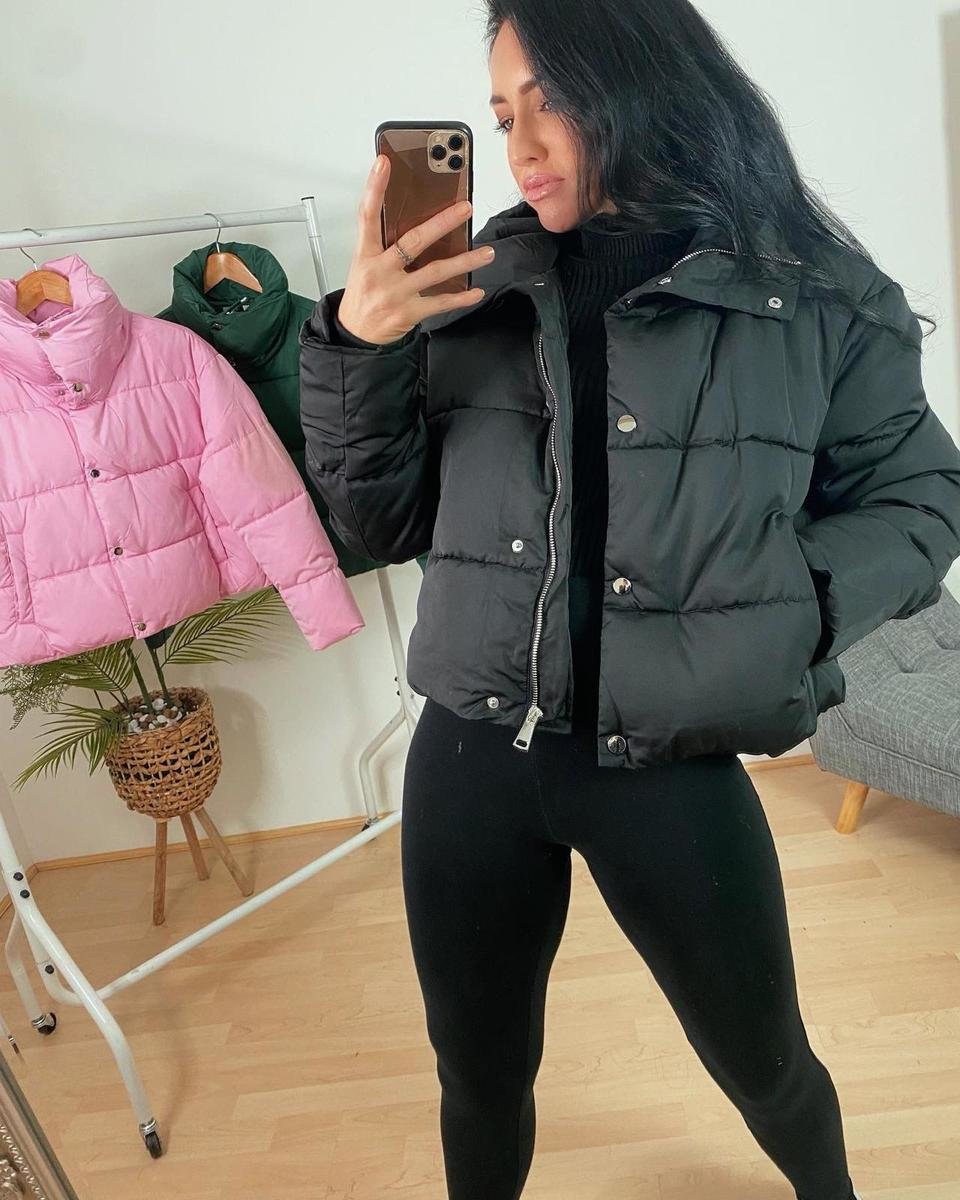 Beth Padded Jacket with Zip Detail Beth Padded Jacket with Zip Detail