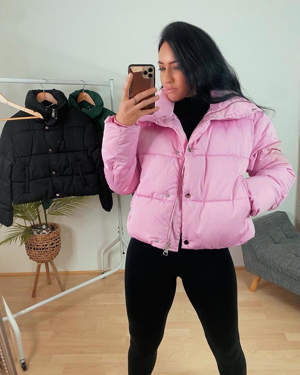 Beth Padded Jacket with Zip Detail Beth Padded Jacket with Zip Detail