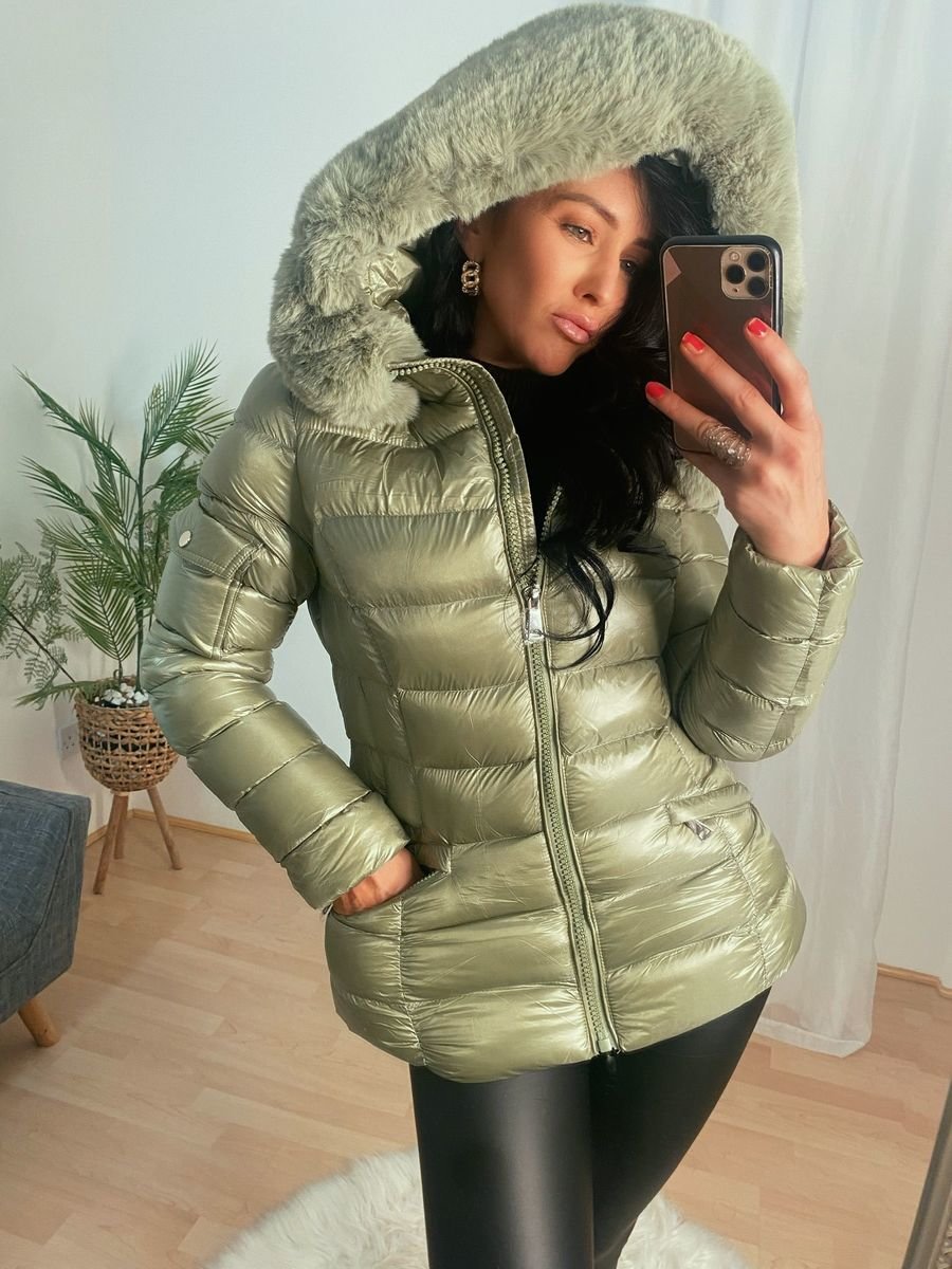 Lola Faux Fur Padded Coat