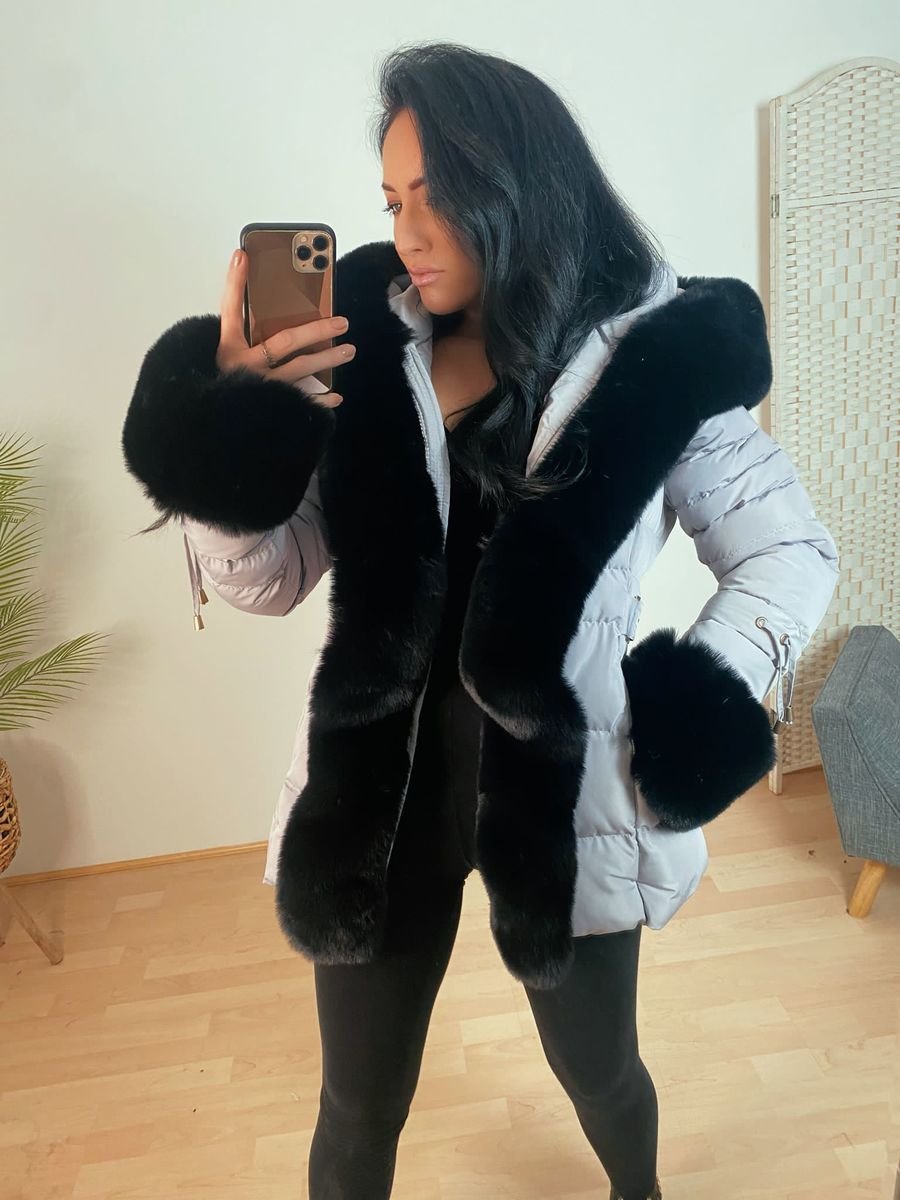 Monica Faux Fur Padded Coat