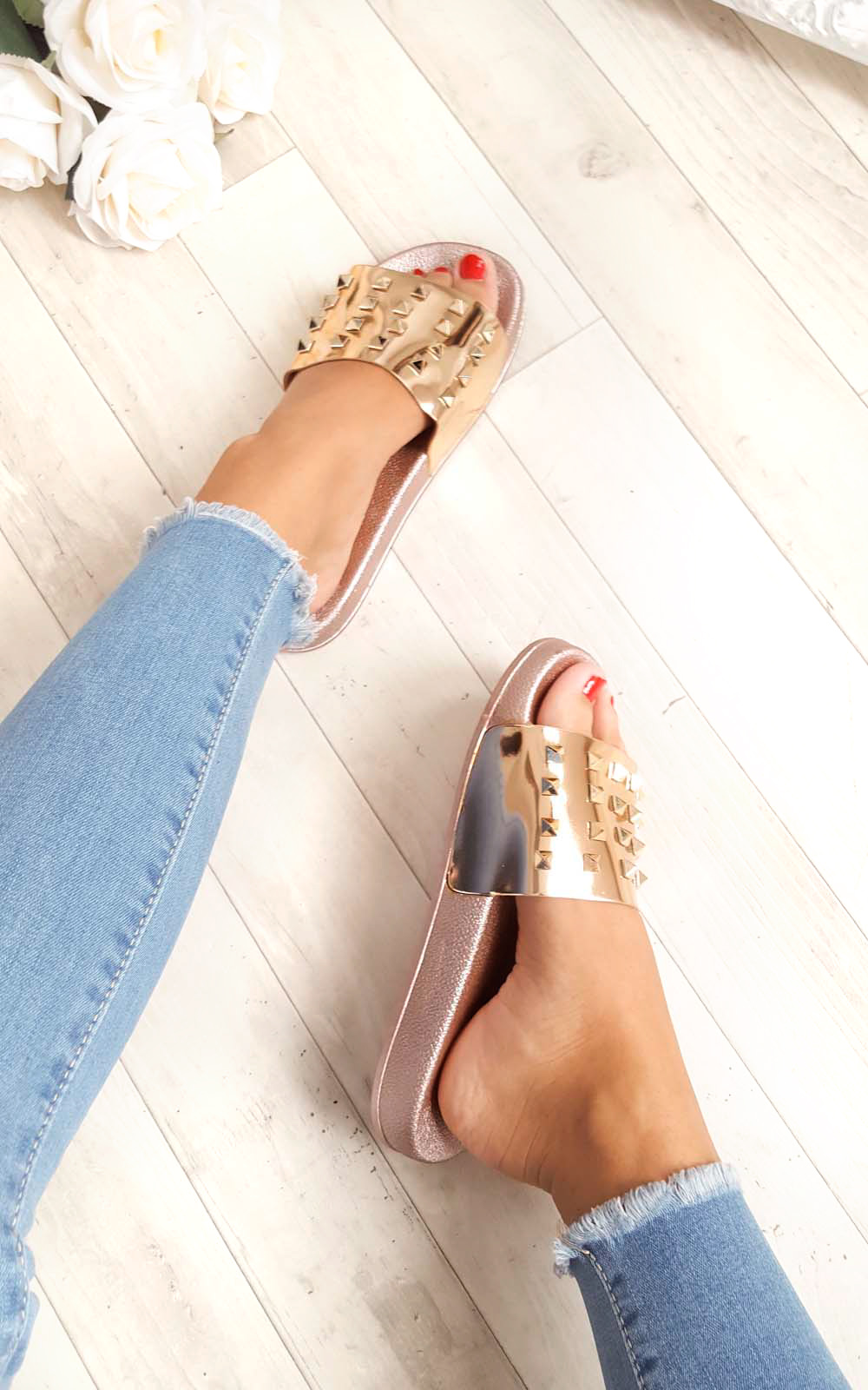 Lillian Studded Sliders Lillian Studded Sliders