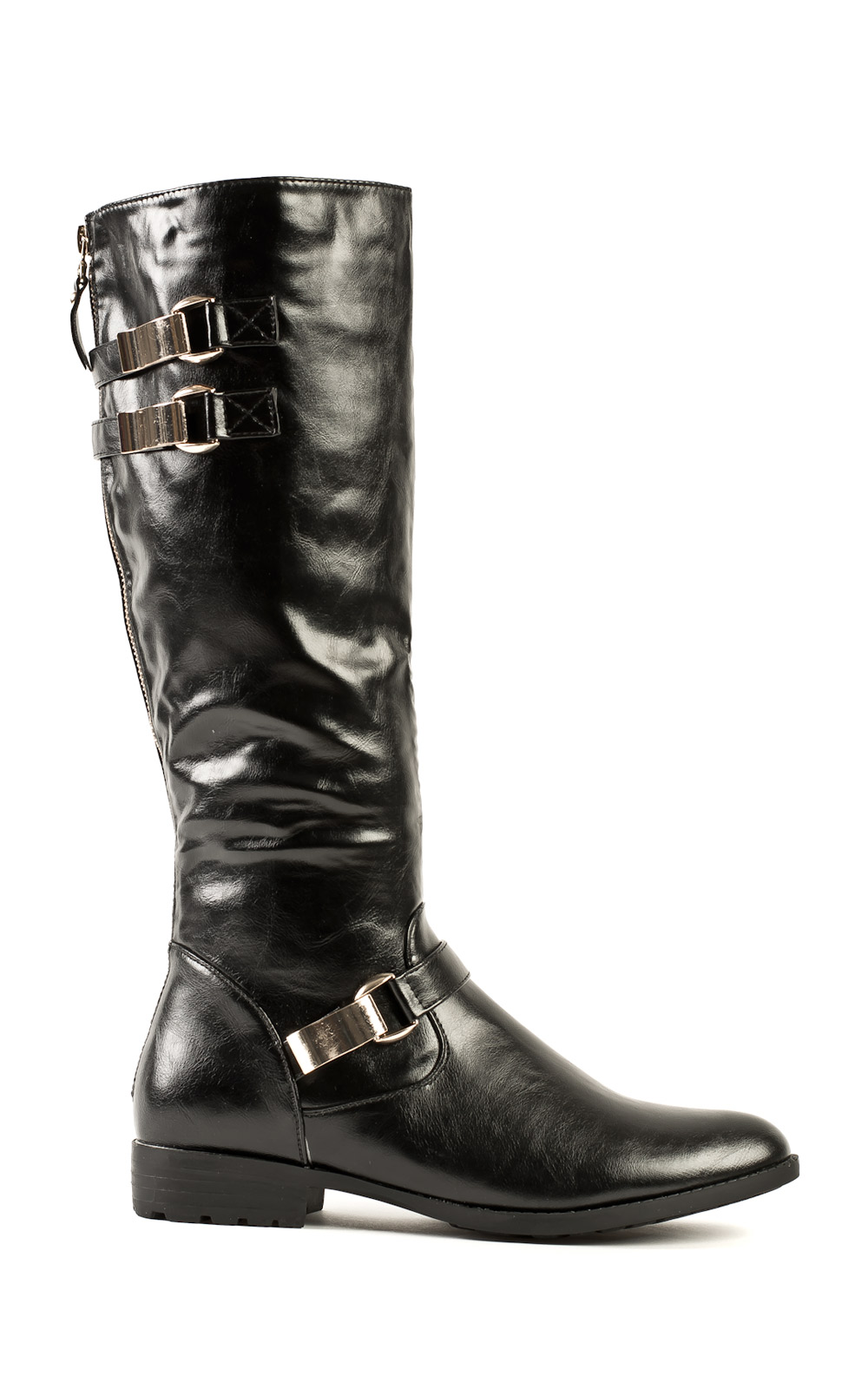 Robyn Knee High Buckle Boots Thumbnail