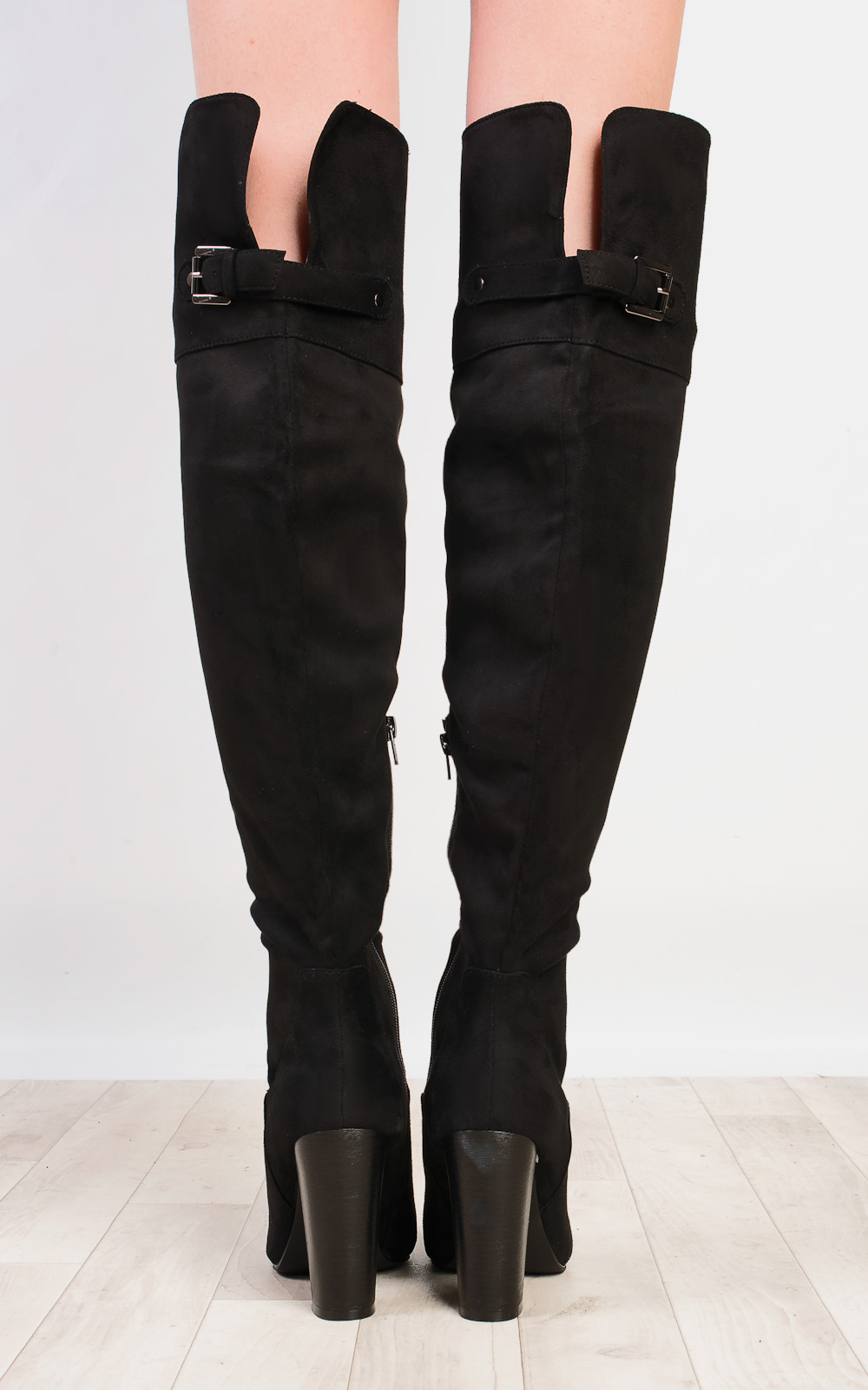 Kelsie Buckled Knee High Boots Thumbnail Kelsie Buckled Knee High Boots Thumbnail