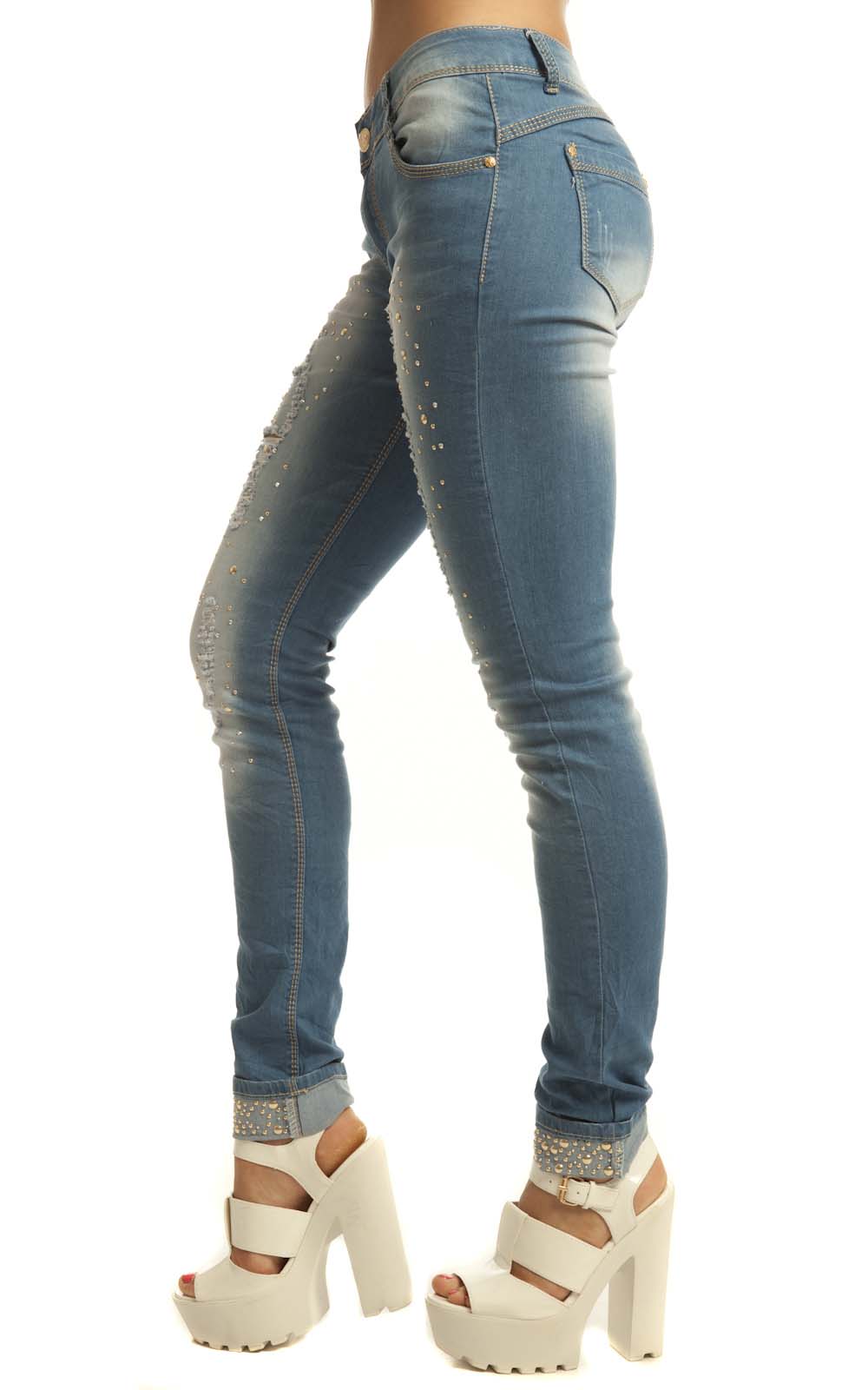 Ryder Studded Skinny Jeans Thumbnail