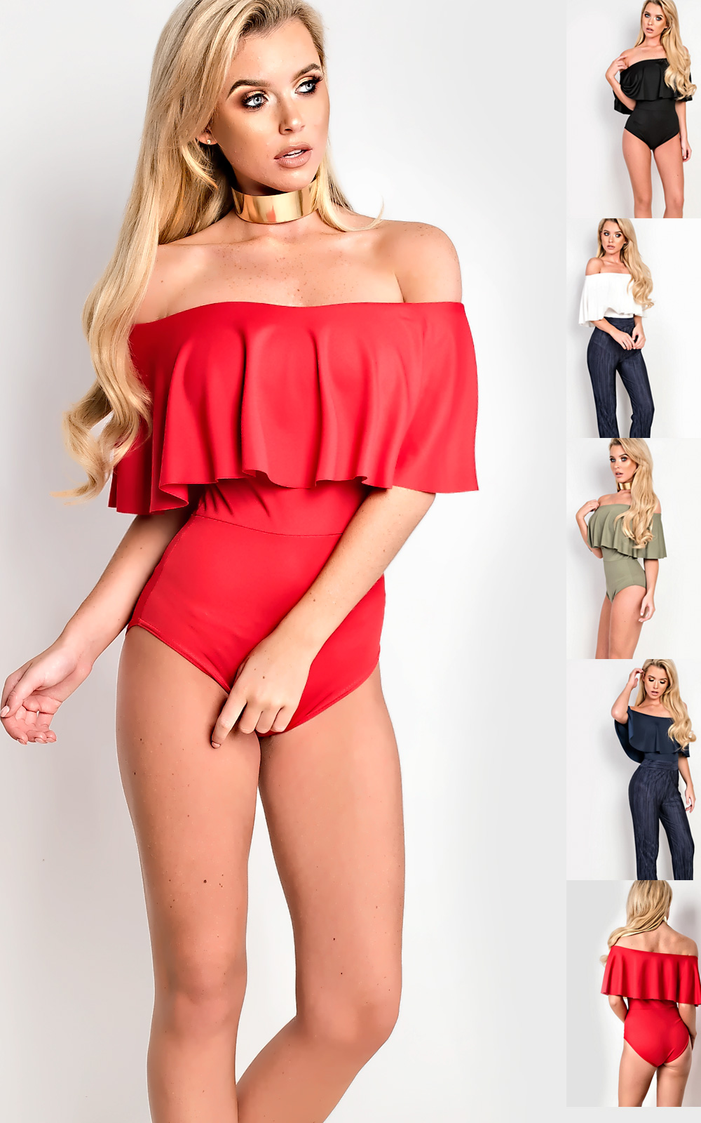 Madison Off Shoulder Bodysuit Thumbnail