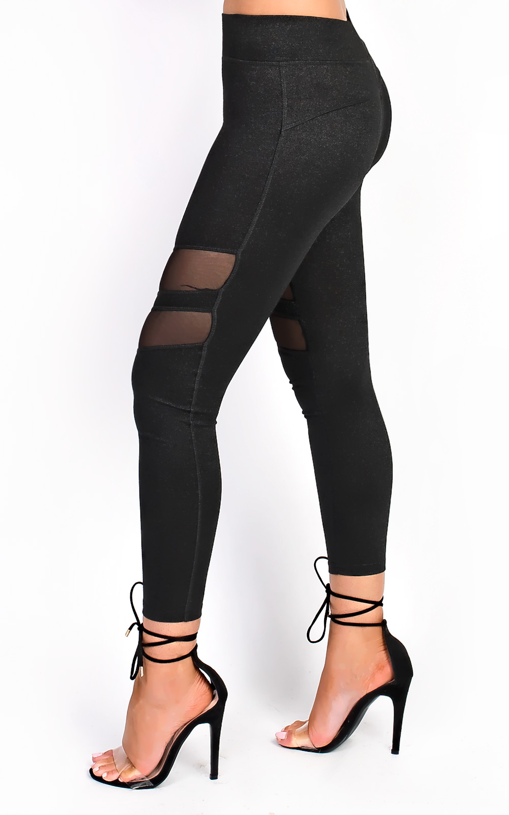 Fiya Mesh Low Rise Leggings Thumbnail