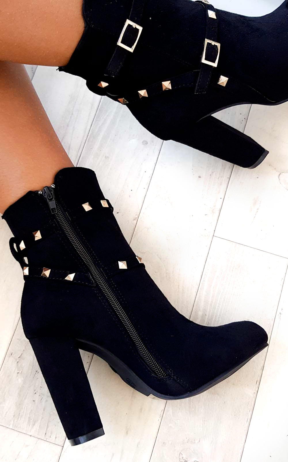 Miya Studded Ankle Boots Thumbnail Miya Studded Ankle Boots Thumbnail