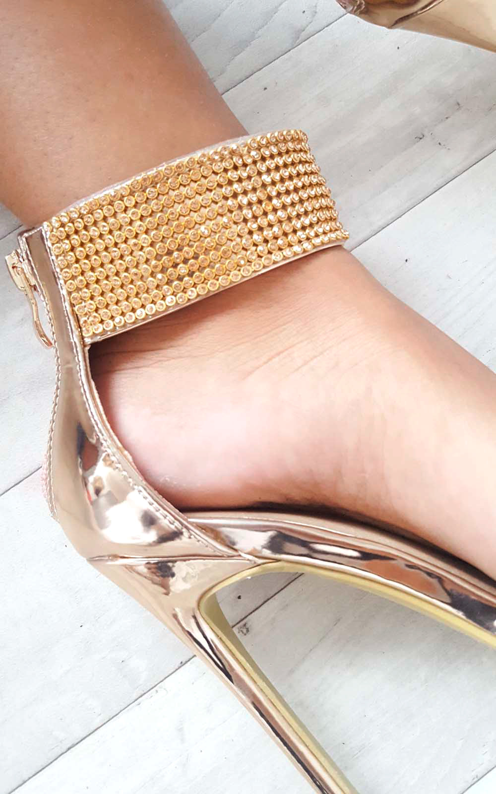 Donatella Diamante Strap Heels Thumbnail Donatella Diamante Strap Heels Thumbnail