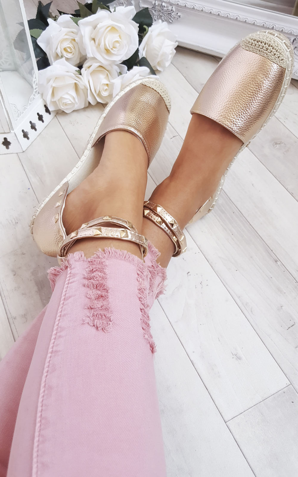 Giovanni Studded Espadrilles Thumbnail