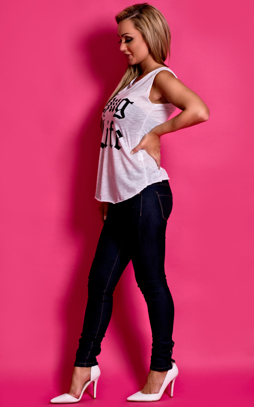 Phillipa Skinny Style Zip Detail Jeans Thumbnail Phillipa Skinny Style Zip Detail Jeans Thumbnail