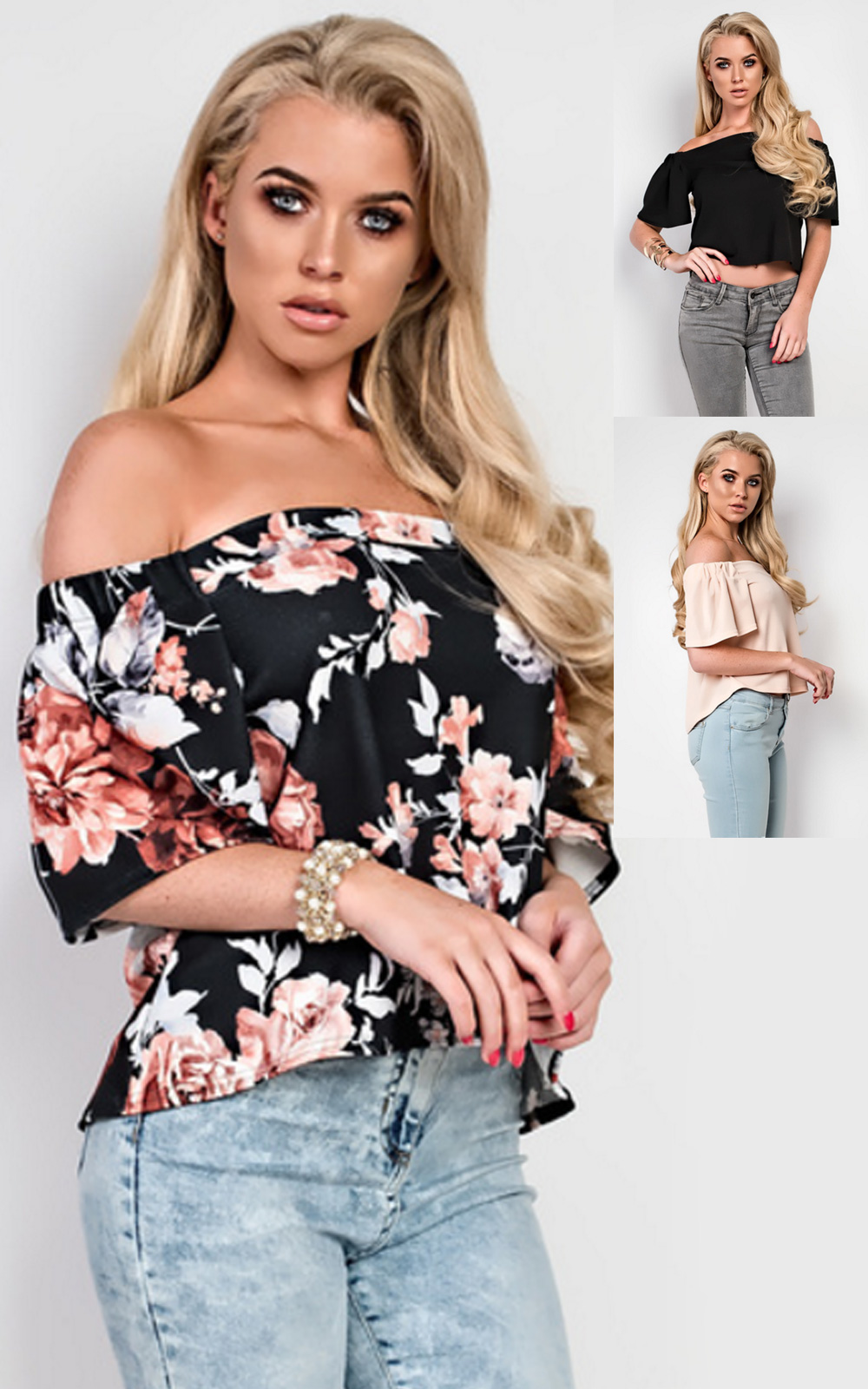 Alby Stretch Crop Top  Thumbnail