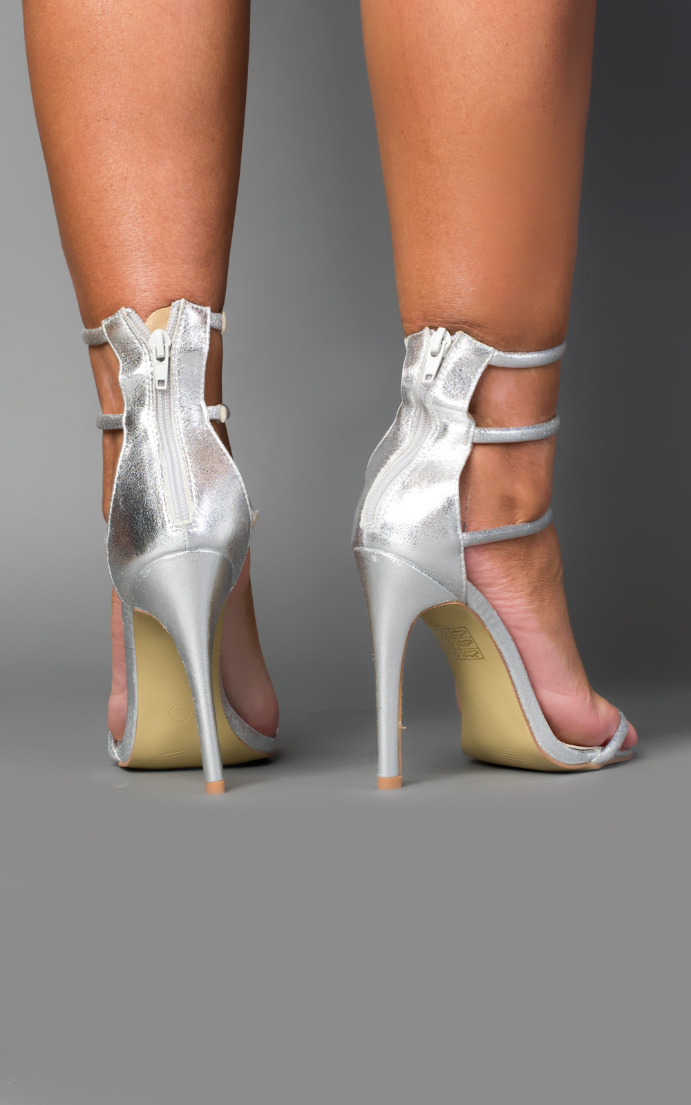 Dextra Strappy High Heels Thumbnail