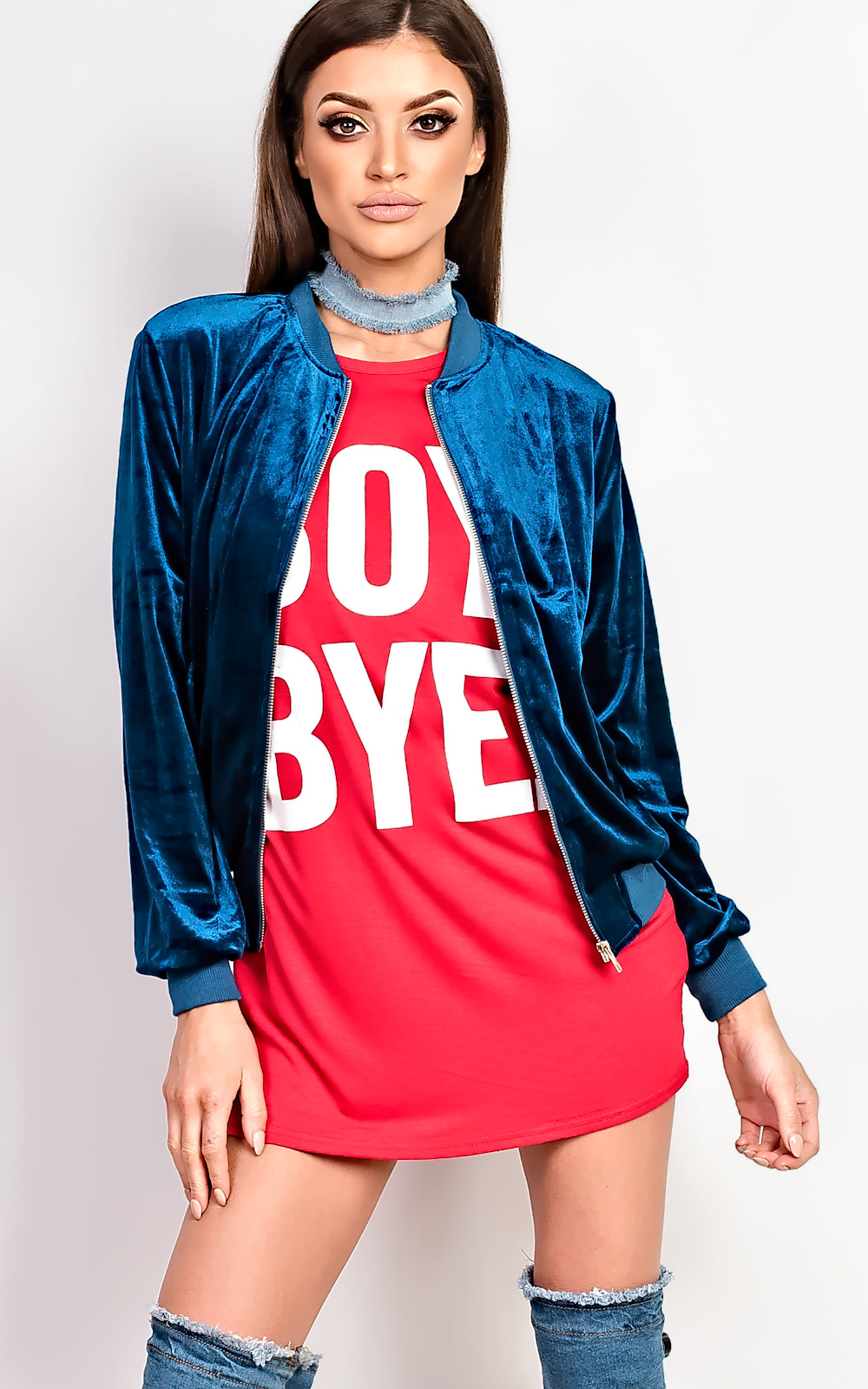 Silvie Velvet Jogger Jacket Thumbnail Silvie Velvet Jogger Jacket Thumbnail