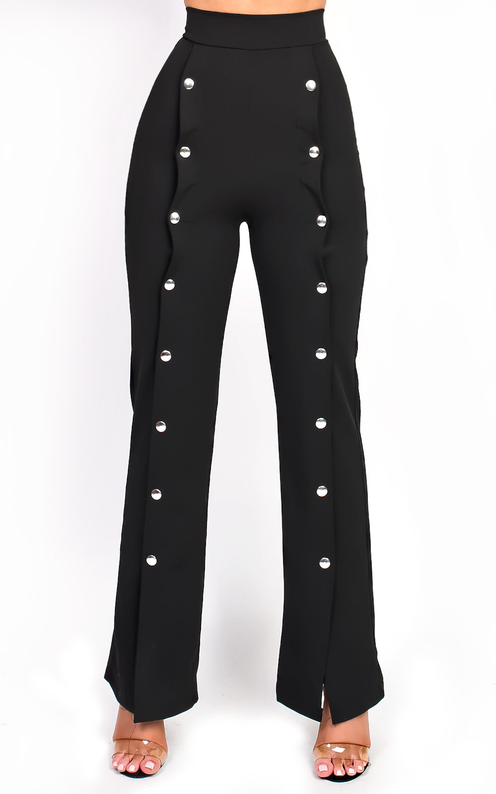Leena Popper Slim Leg Trousers Thumbnail Leena Popper Slim Leg Trousers Thumbnail