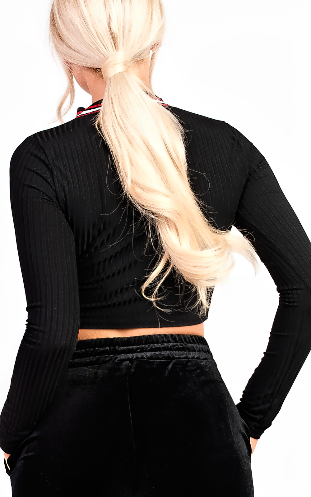 Perrie Stripe Knot Crop Top Thumbnail Perrie Stripe Knot Crop Top Thumbnail
