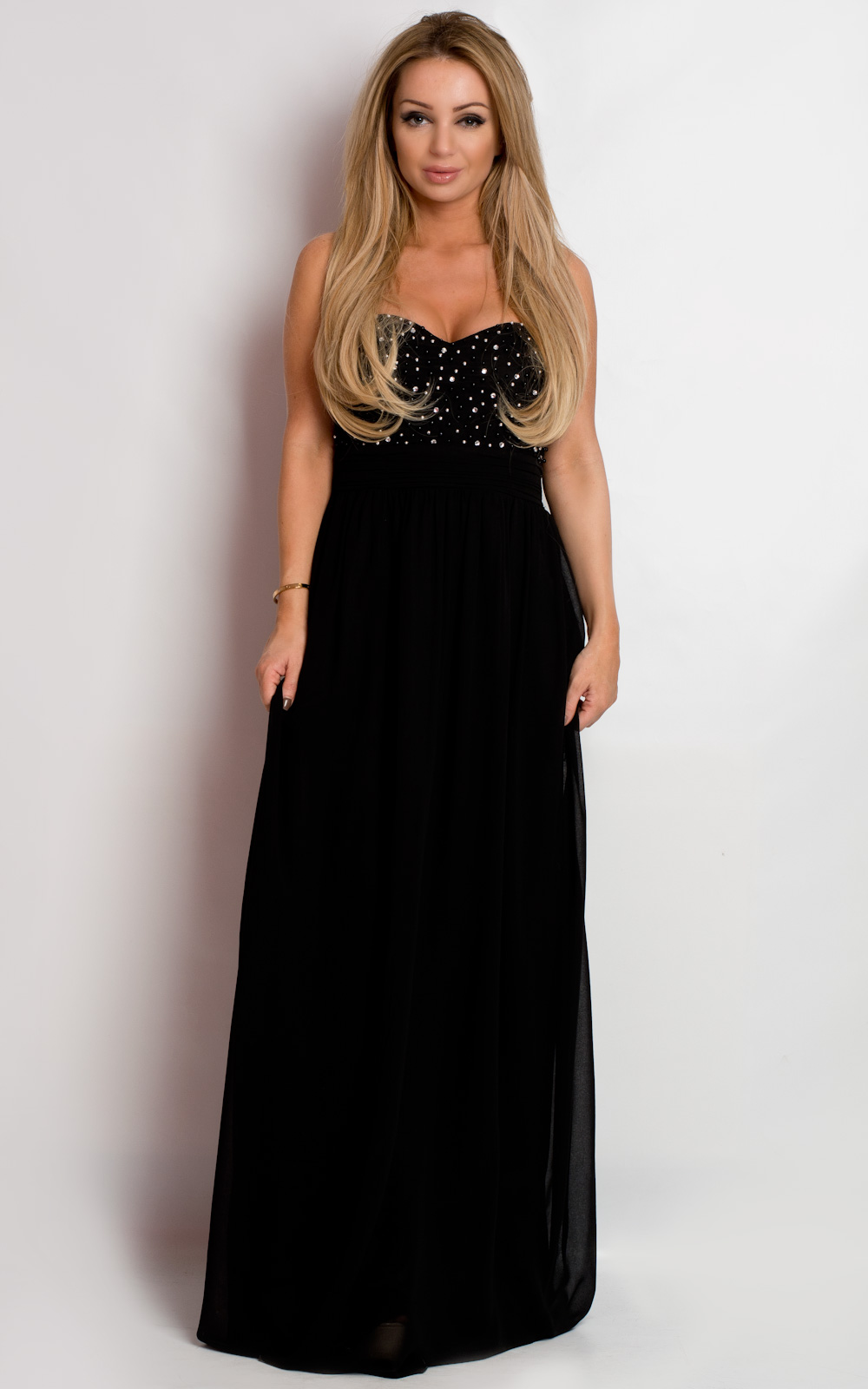 Essa Strapless Evening Dress Thumbnail Essa Strapless Evening Dress Thumbnail