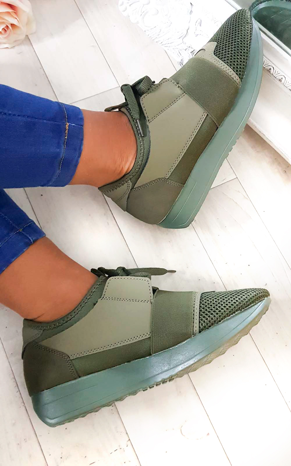 Bali Mesh Two Toned Panel Trainers Thumbnail Bali Mesh Two Toned Panel Trainers Thumbnail