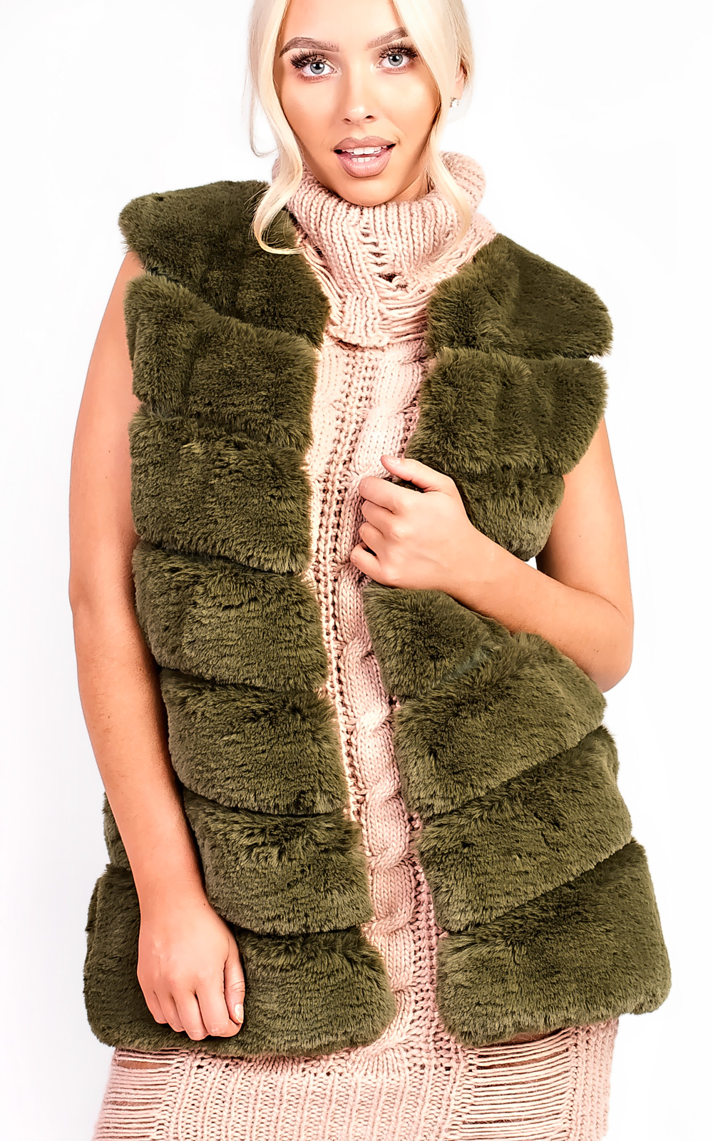 Vanessa Faux Fur Waistcoat Thumbnail