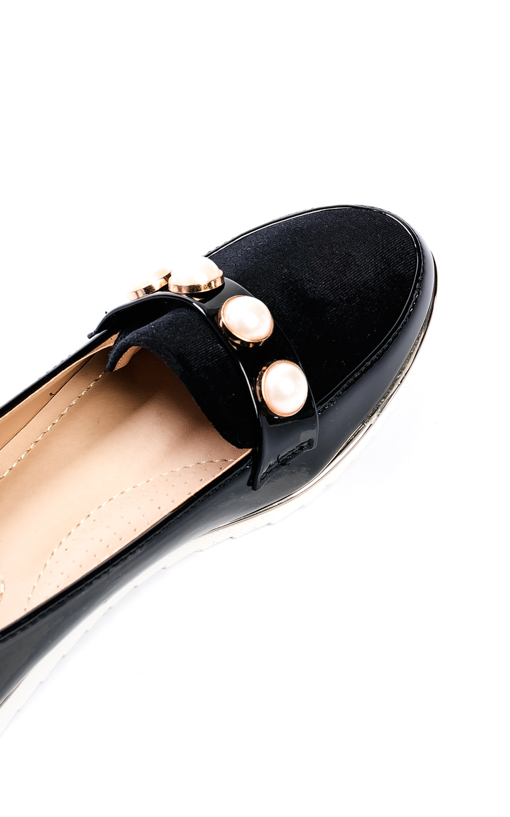 Sadie Velvet Embellished Studded Pumps Thumbnail