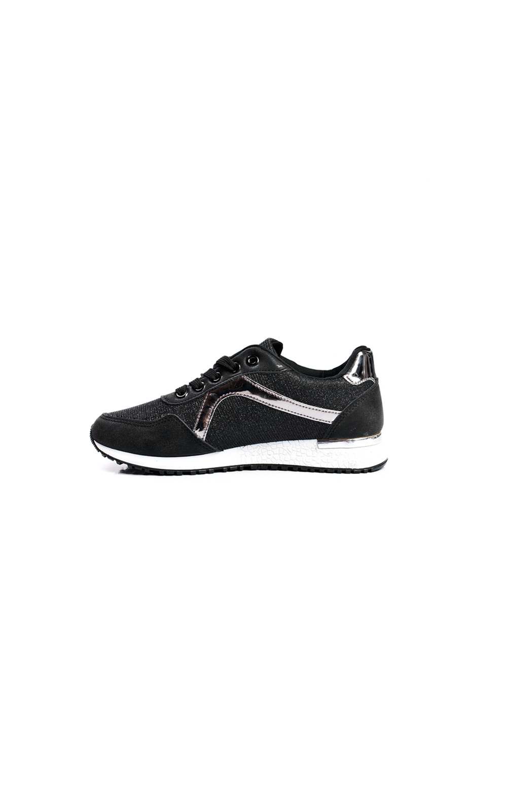 Kristen Shimmer Lace Up Trainers Thumbnail Kristen Shimmer Lace Up Trainers Thumbnail