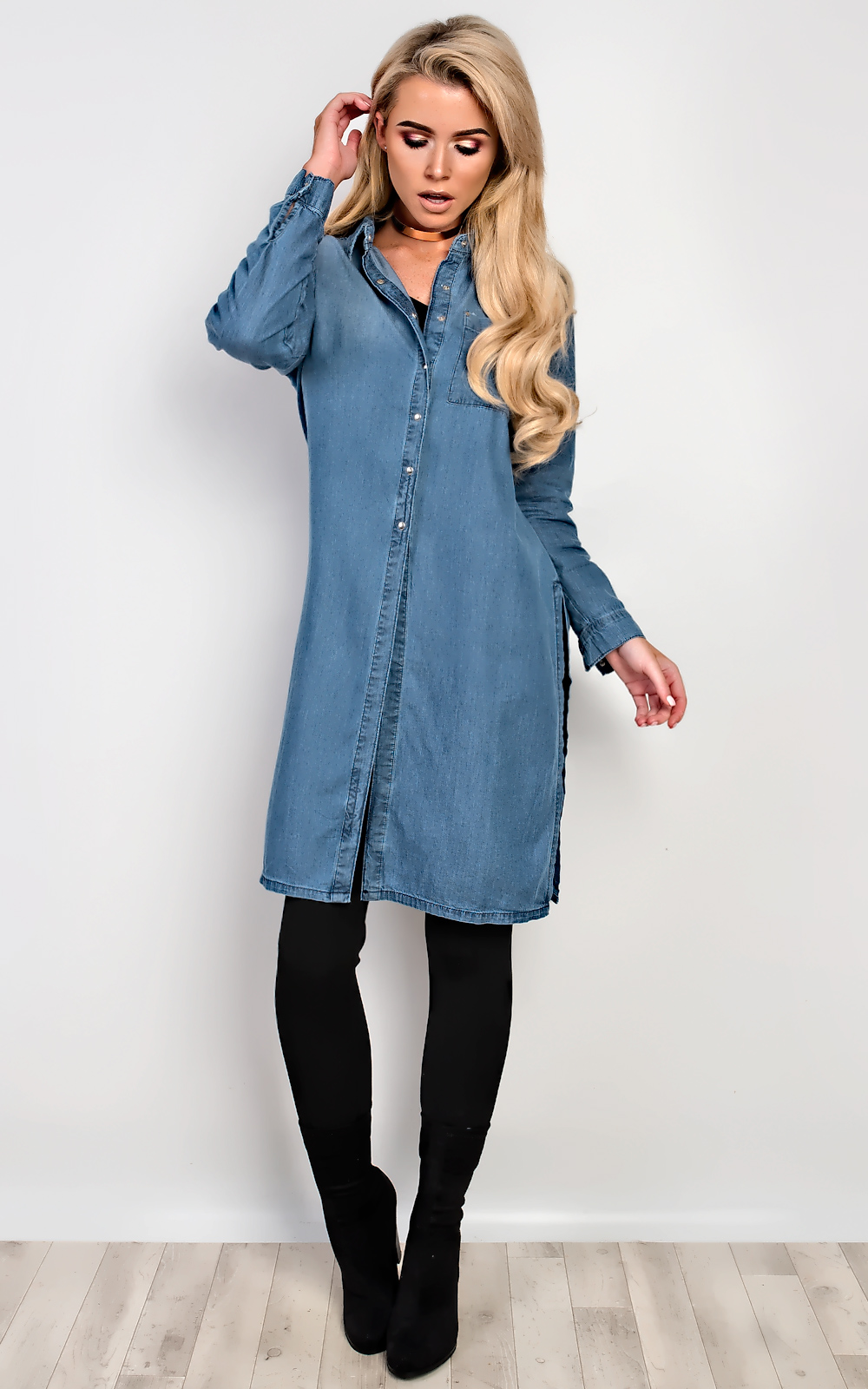 Aya Denim Shirt Thumbnail Aya Denim Shirt Thumbnail