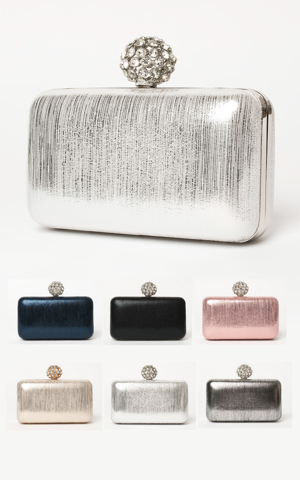 Avery Diamante Clutch Bag Thumbnail