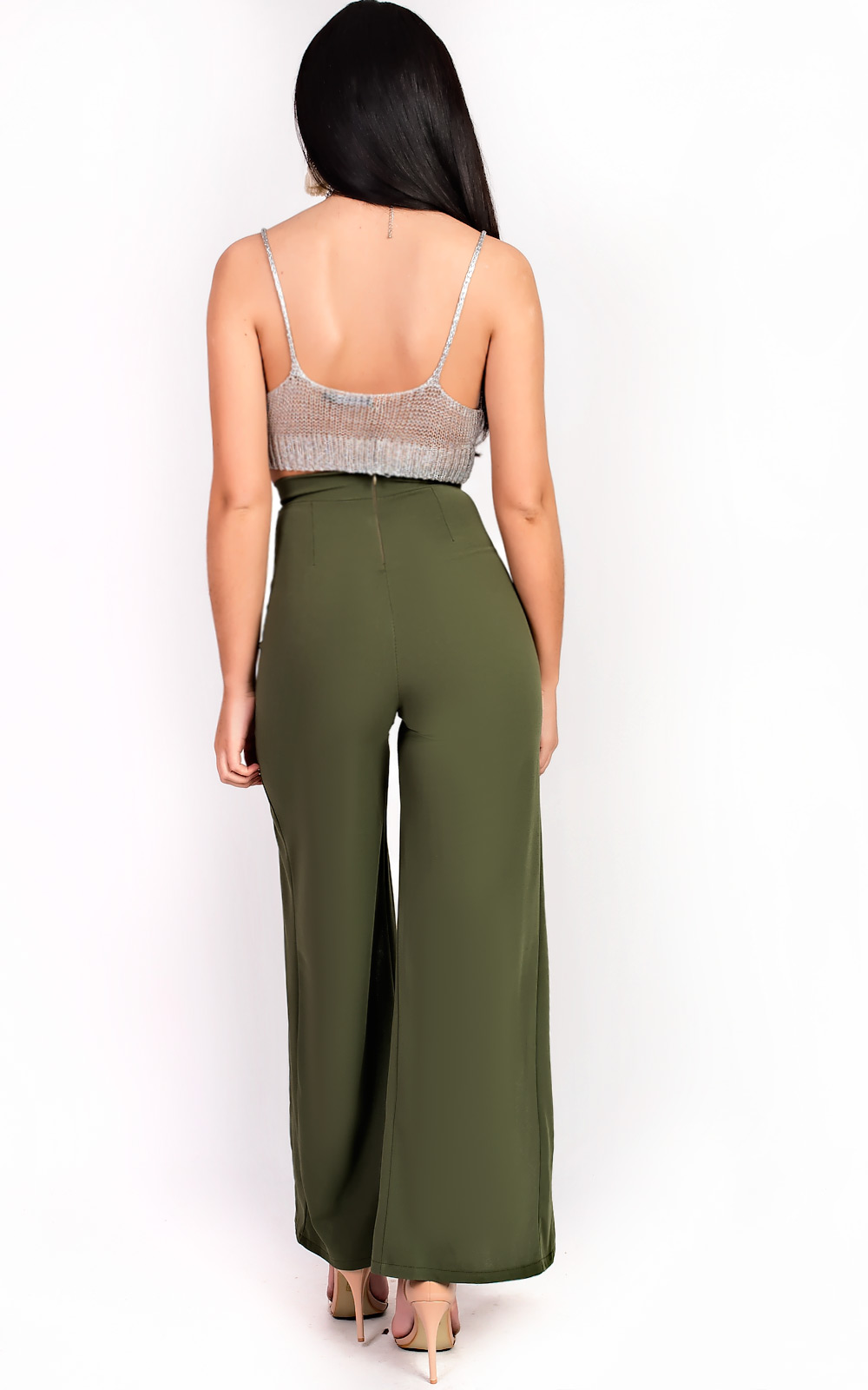 Leena Popper Slim Leg Trousers Thumbnail