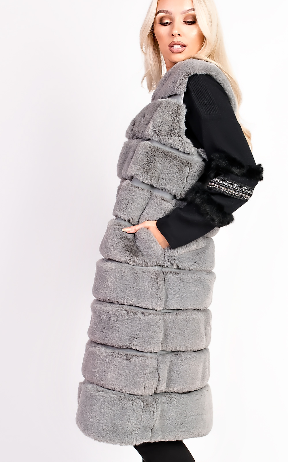 Cadie Faux Fur Waistcoat Cadie Faux Fur Waistcoat