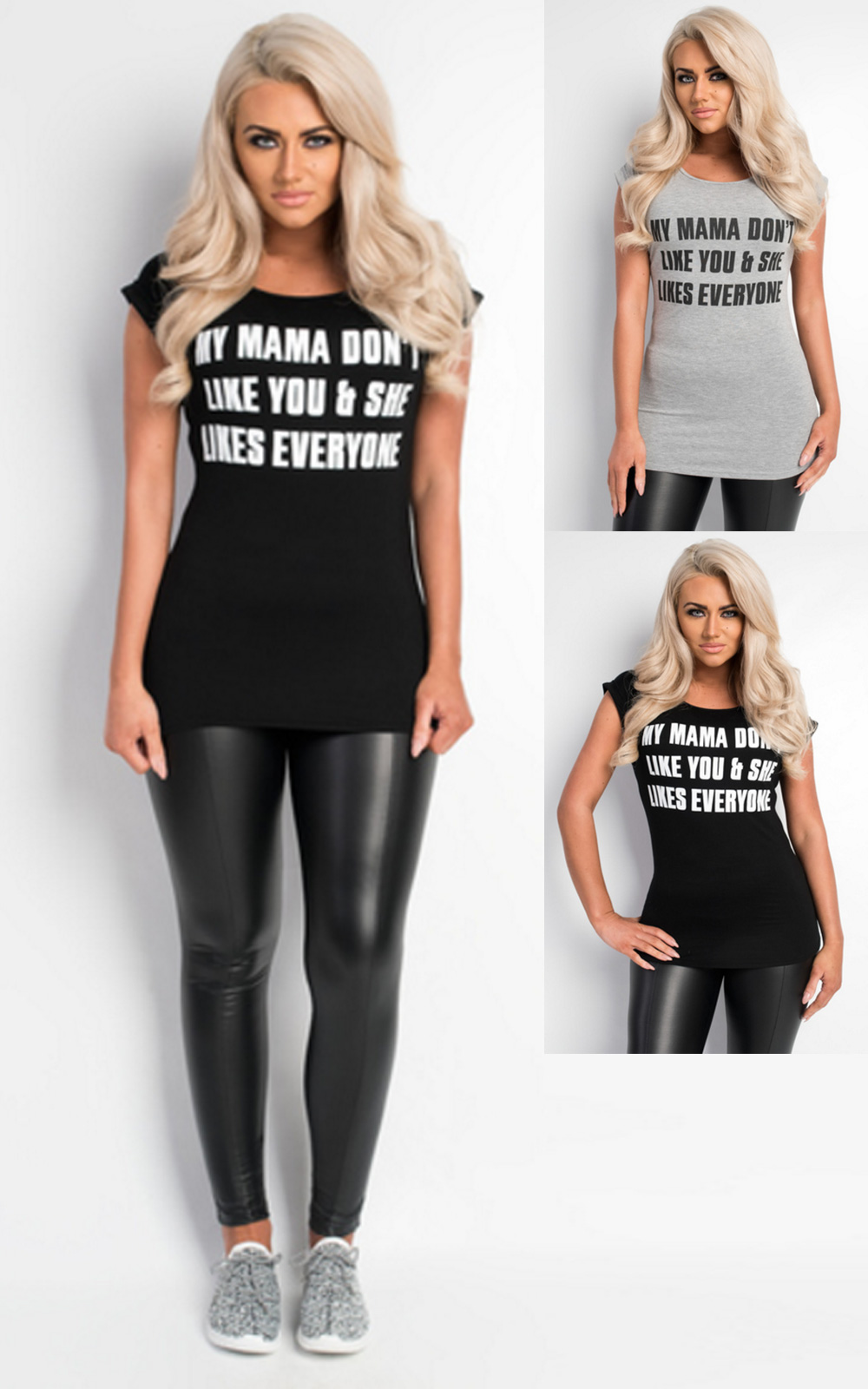 Justine Slogan T-shirt Thumbnail Justine Slogan T-shirt Thumbnail