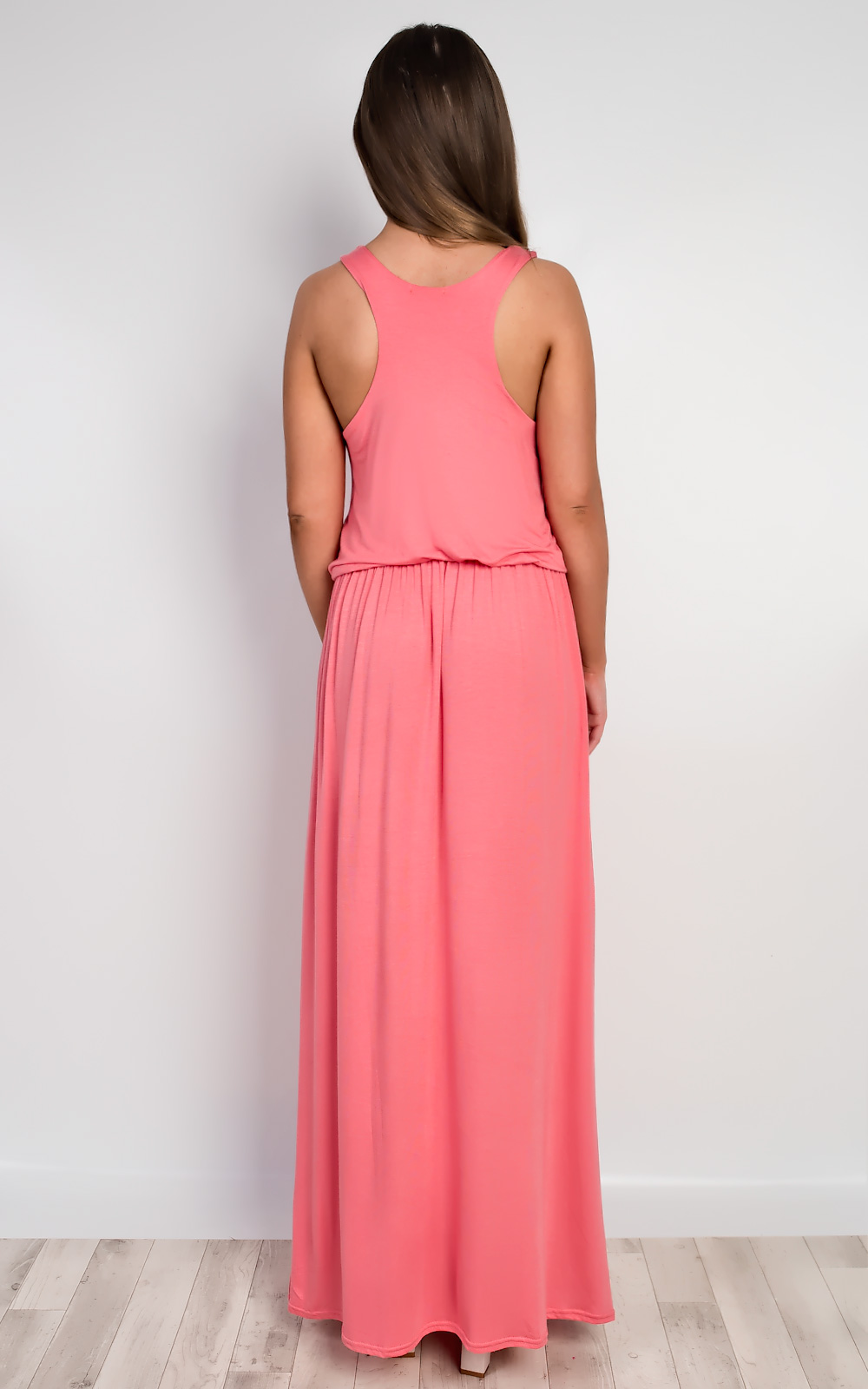 Aida Gathered Maxi Dress Thumbnail