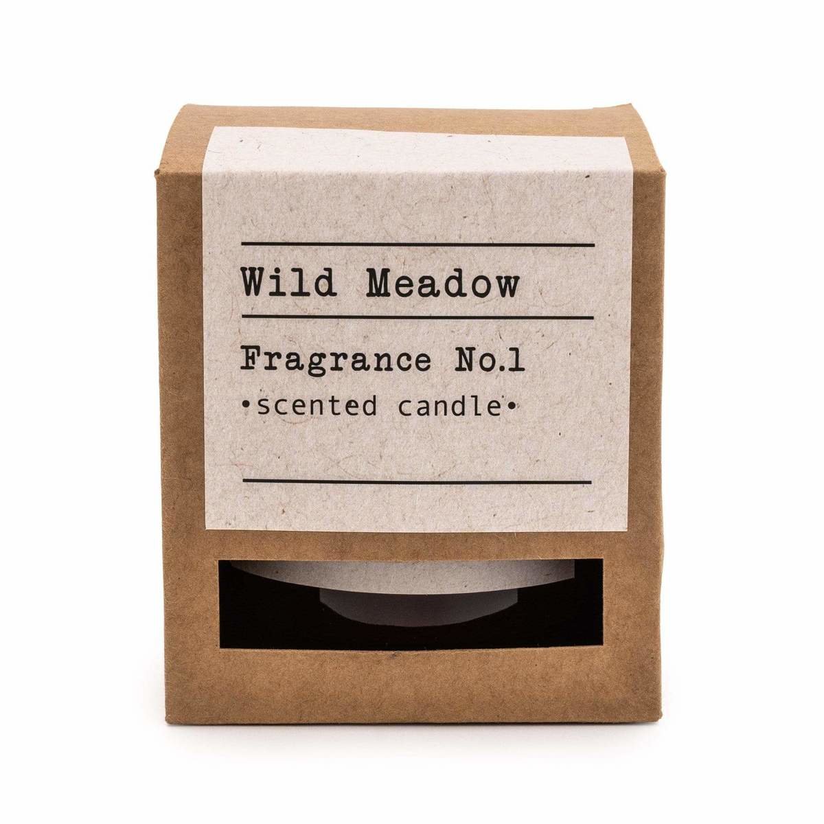 Amber Glass Wax Filled Pot Candle 'Wild Meadow'- Amber Lily Scent Amber Glass Wax Filled Pot Candle 'Wild Meadow'- Amber Lily Scent