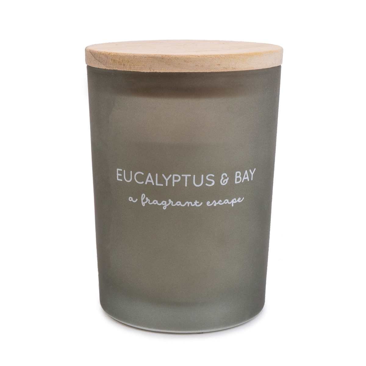 Eucalyptus & Bay Glass Wax Filled Pot Candle - Kitchen Garden Scent Eucalyptus & Bay Glass Wax Filled Pot Candle - Kitchen Garden Scent