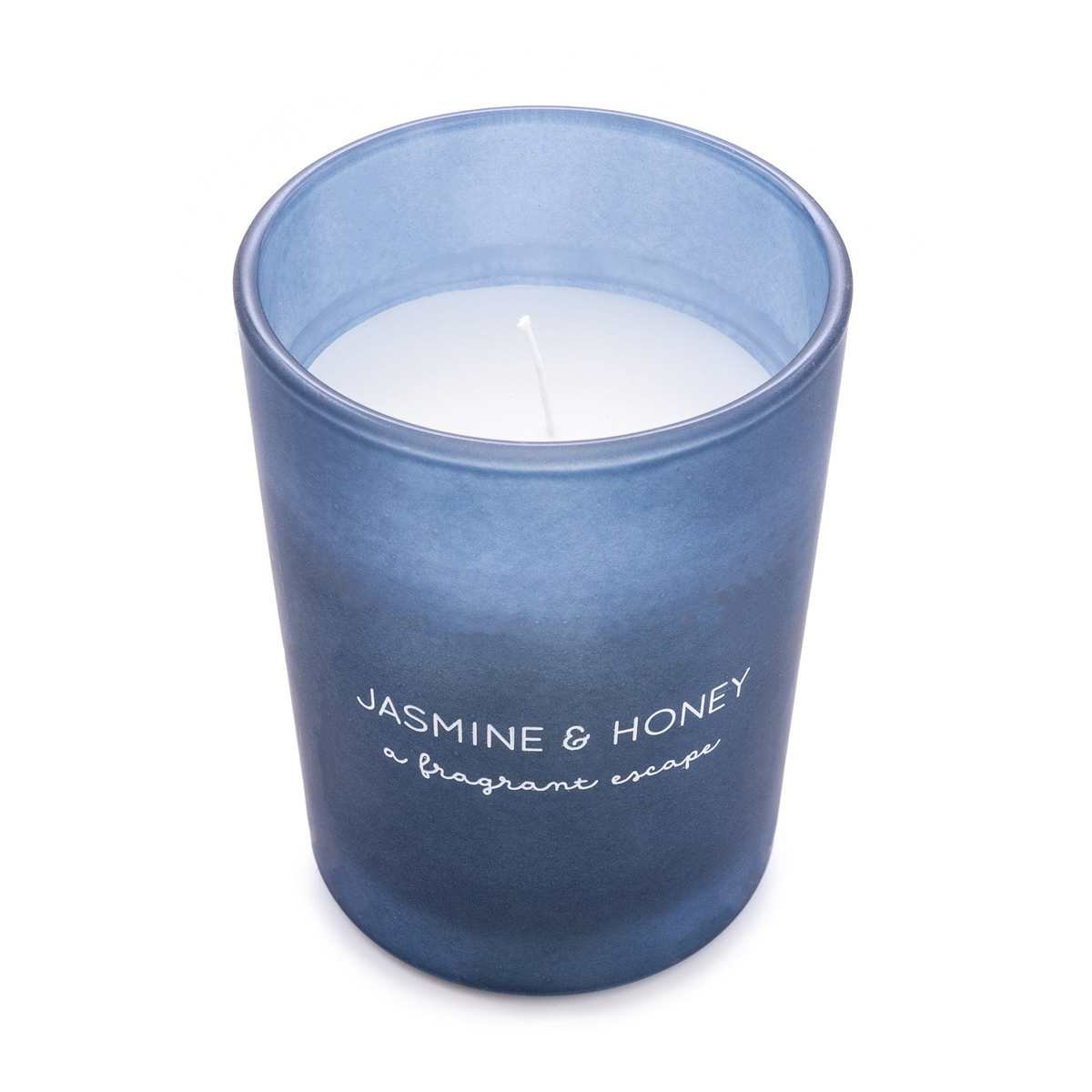 Jasmine & Honey Glass Wax Filled Pot Candle - Honeysuckle Scent Thumbnail Jasmine & Honey Glass Wax Filled Pot Candle - Honeysuckle Scent Thumbnail