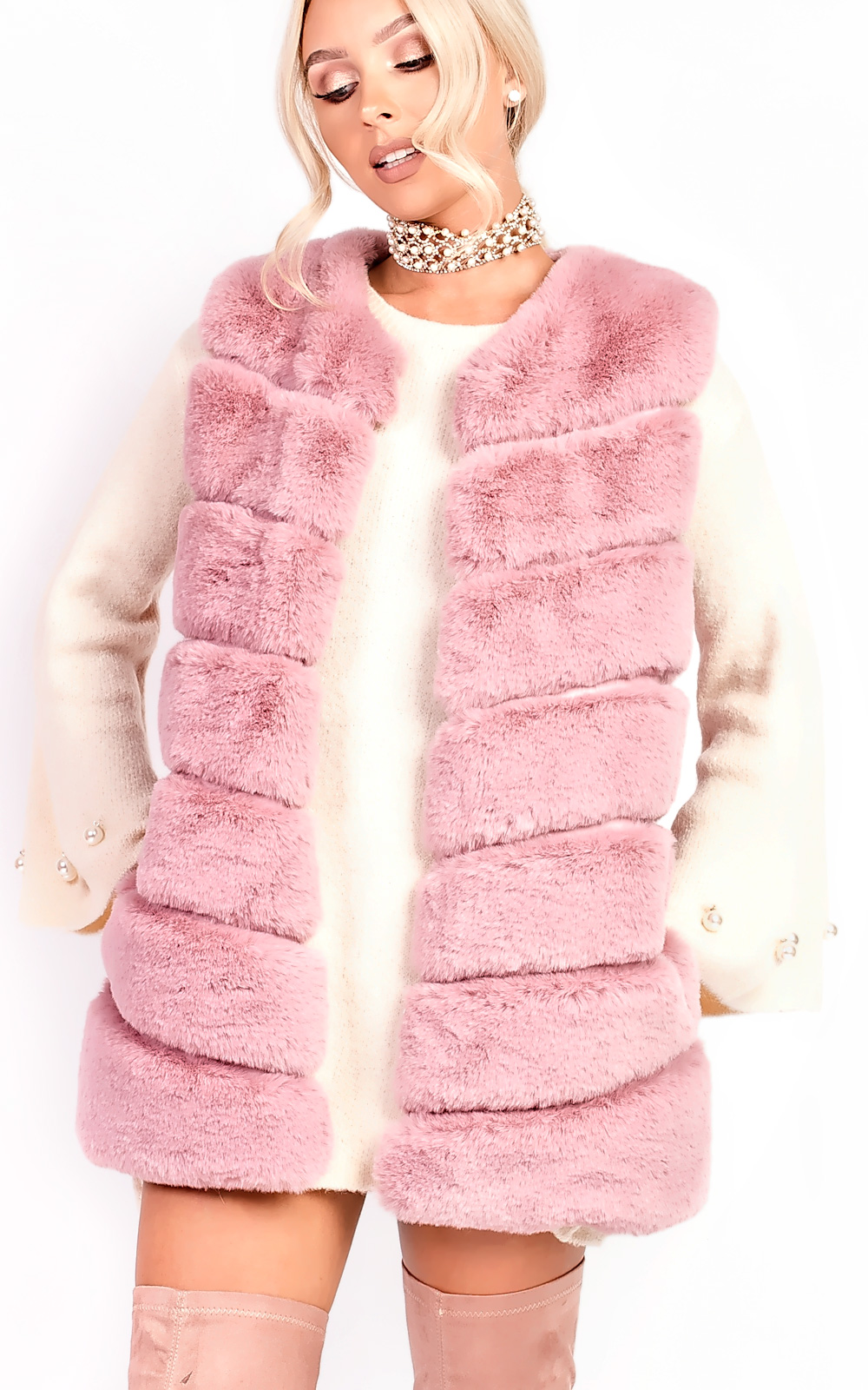 Vanessa Faux Fur Waistcoat Vanessa Faux Fur Waistcoat