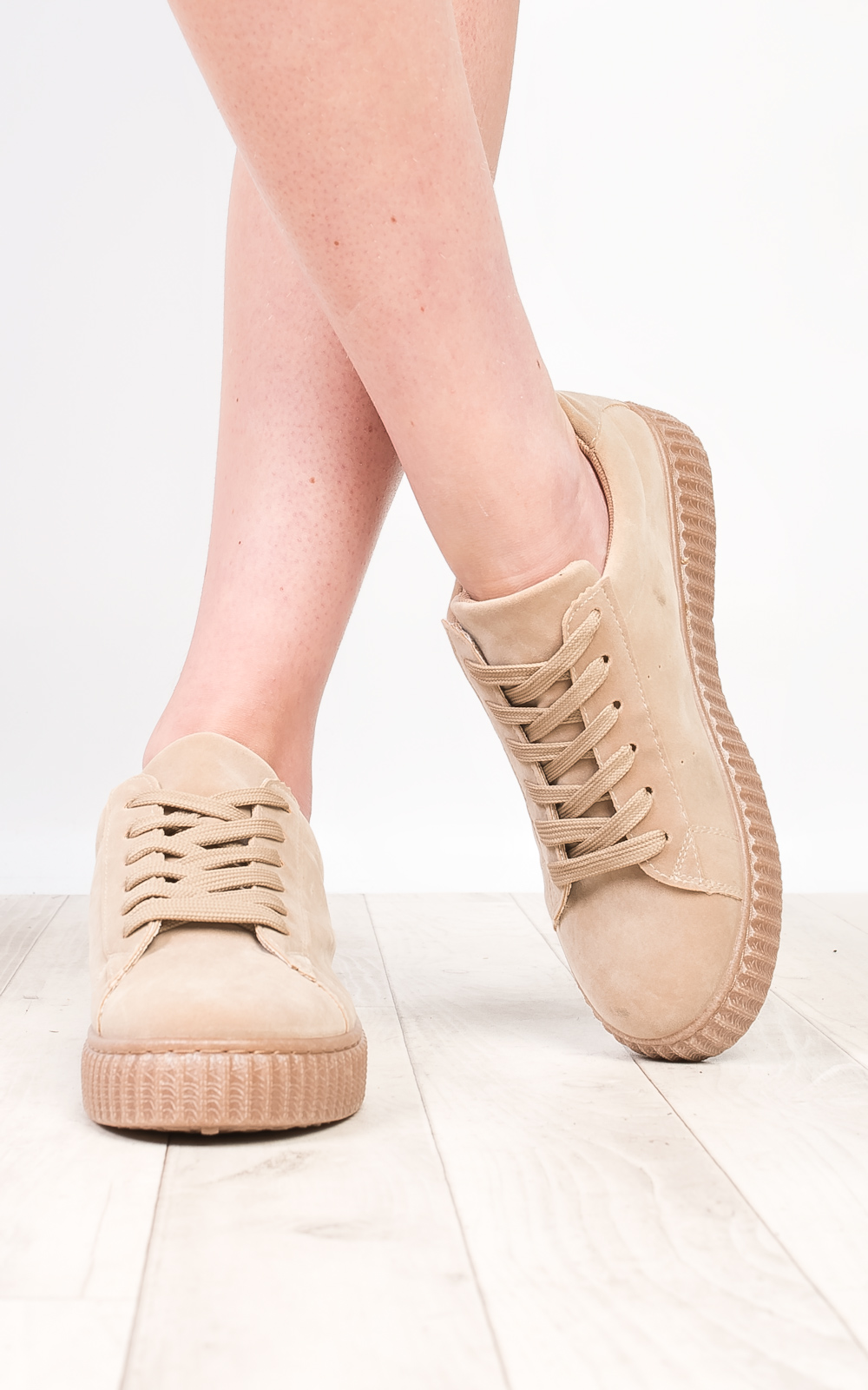 Marissa Faux Suede Platform Shoes  Thumbnail