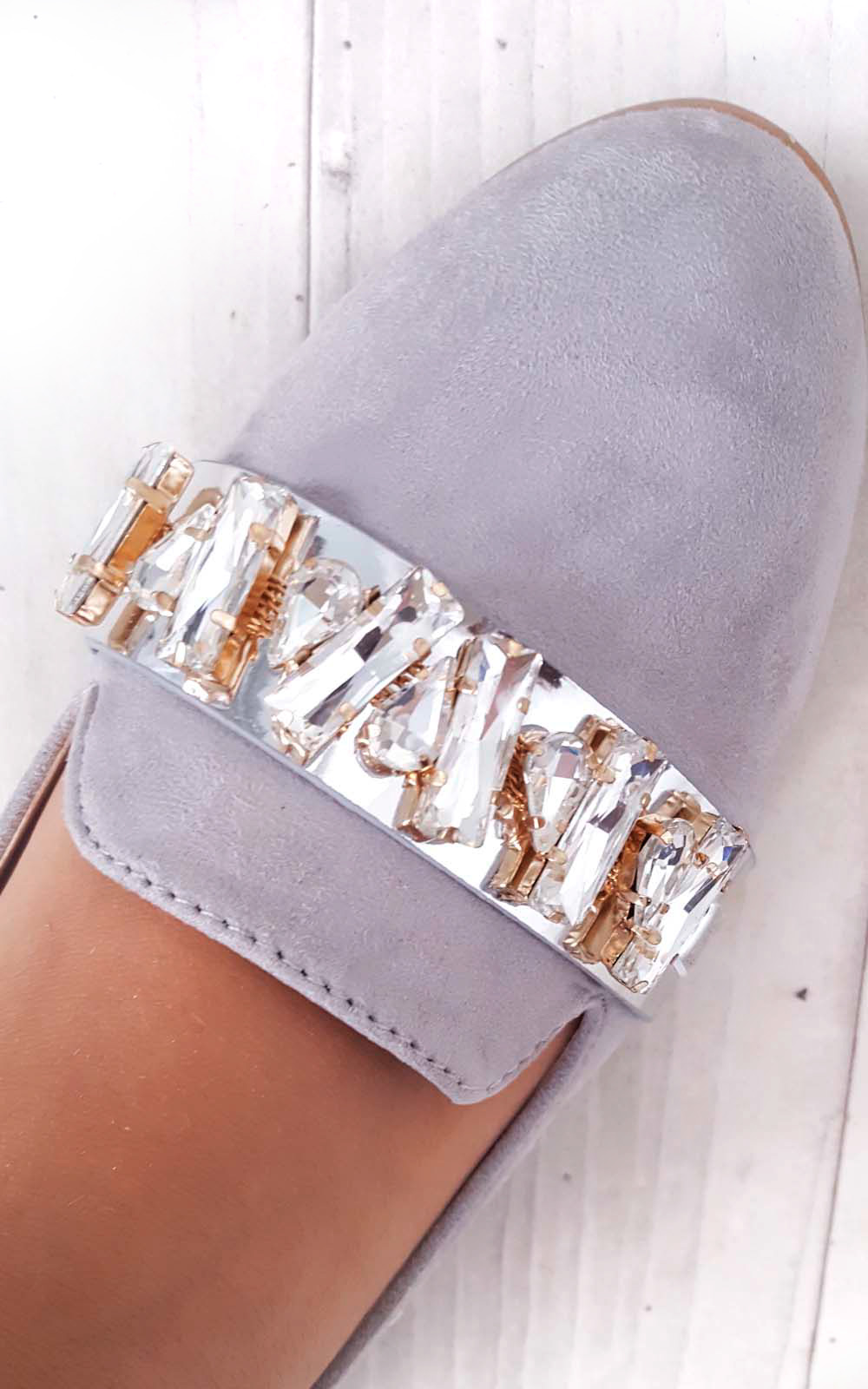 Sherla Embellished Flat Pump Shoe Thumbnail Sherla Embellished Flat Pump Shoe Thumbnail